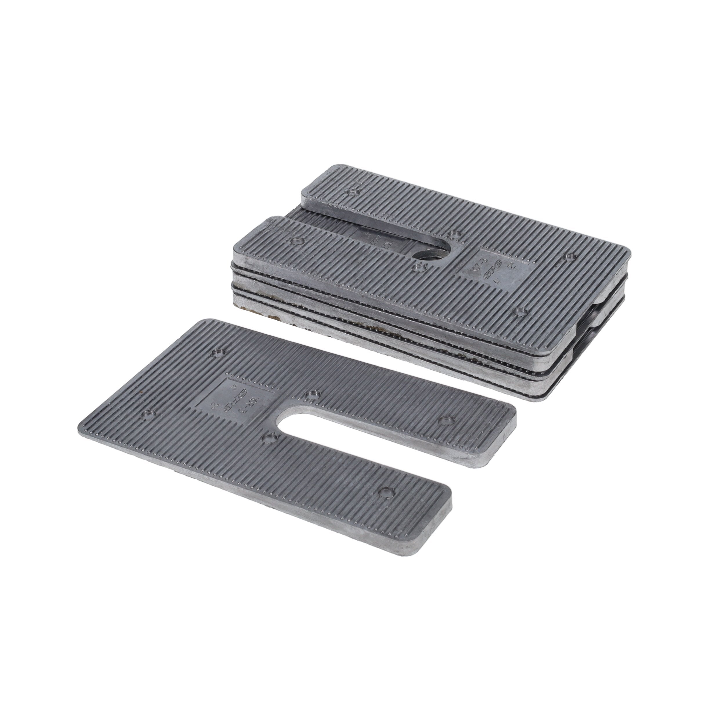 SPC 10732 Heavy Duty Aluminum Alloy Truck Axle Alignment Shim - 2.0° (Box of 6)
