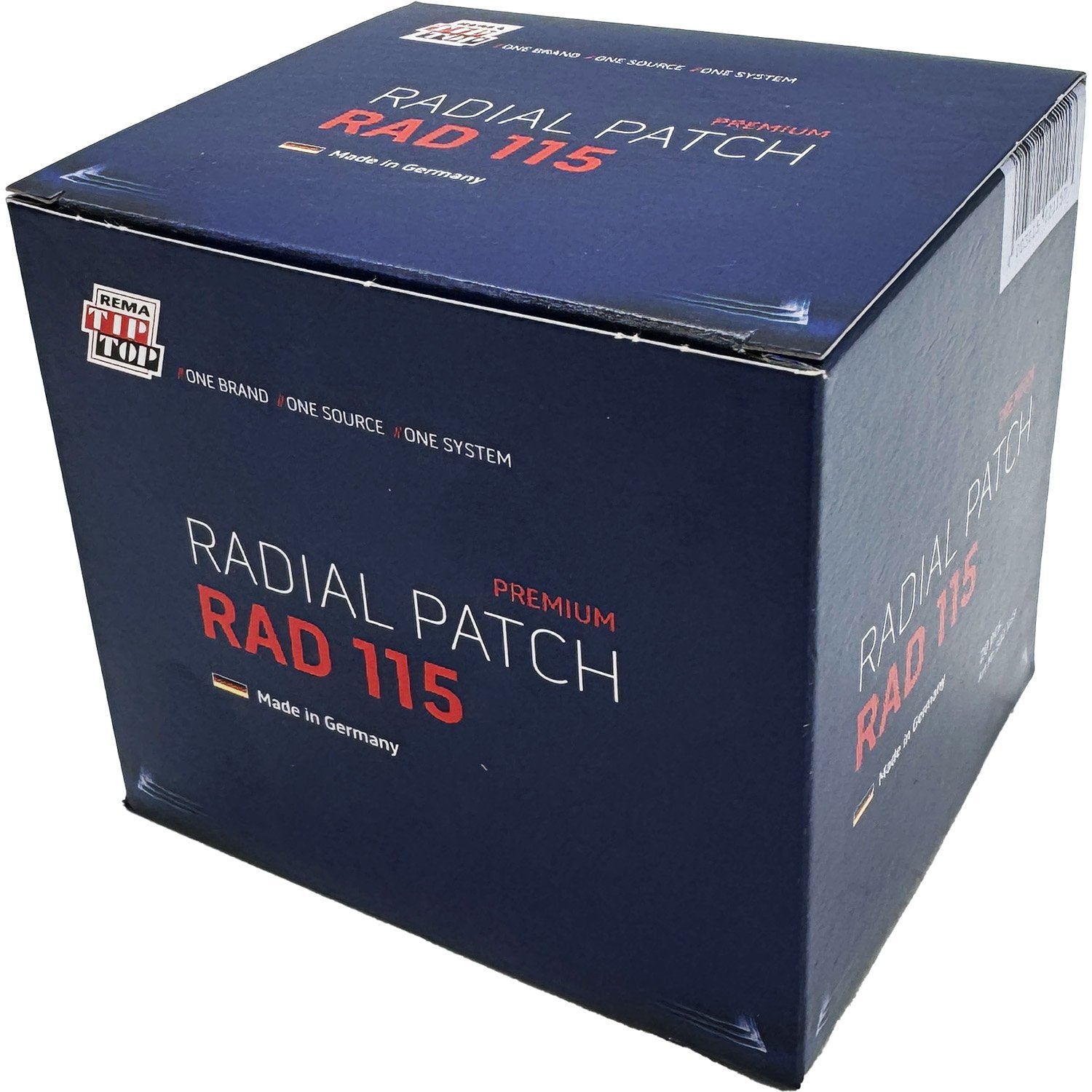 Rema Tip Top RAD-115 Radial Tire Repair Patch 3-1/2" x 2-3/4" 1ply - Box of 20