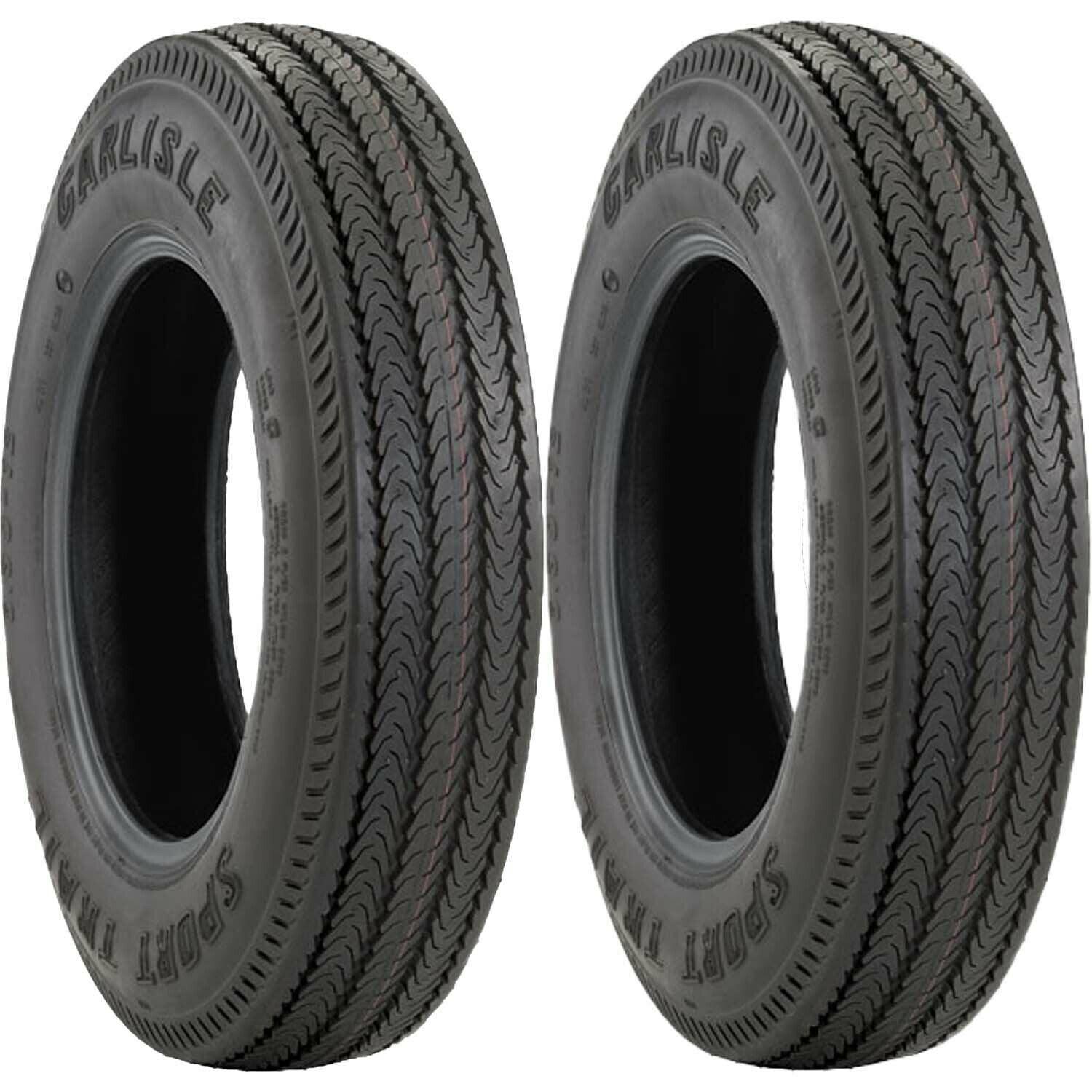 Carlisle Sport Trail Trailer Tire LRC 6ply 4ply 5.70-8 Pack of 2