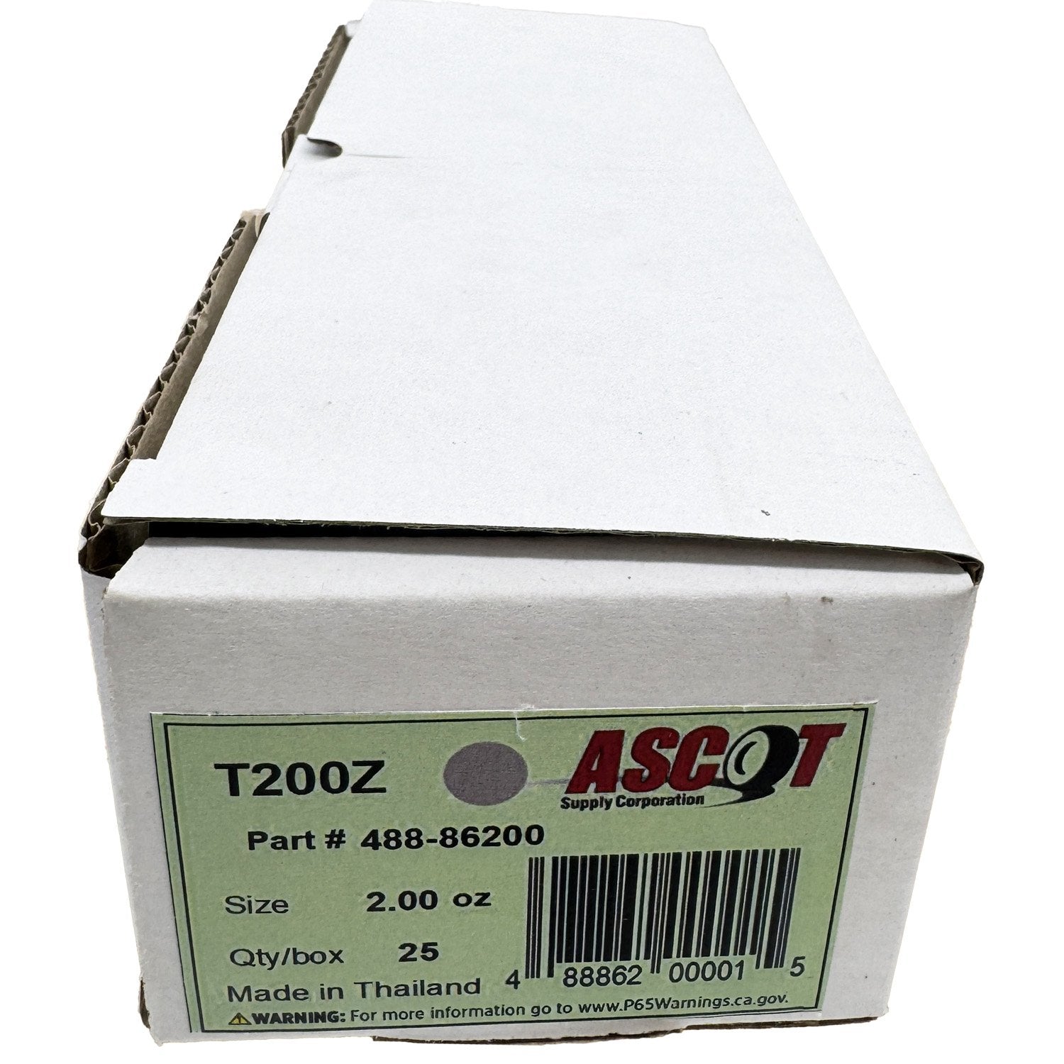 Ascot T Style Coated Zinc Clip-On Wheel Weight 2.00oz - Box of 25