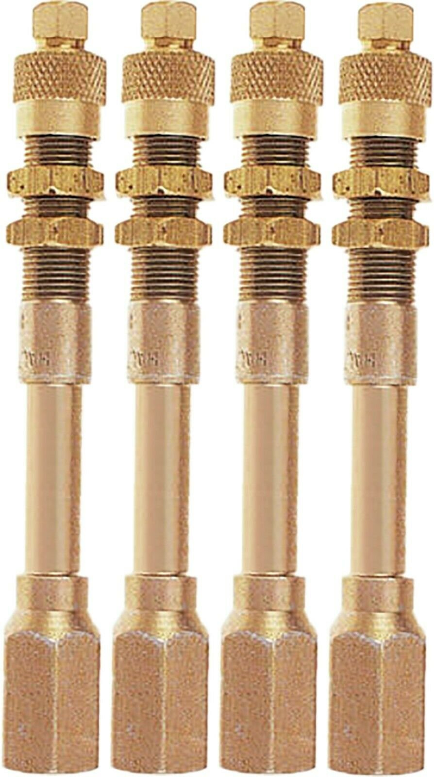 Haltec 867-4 4" Large Bore Brass Valve Extension Pack of 4