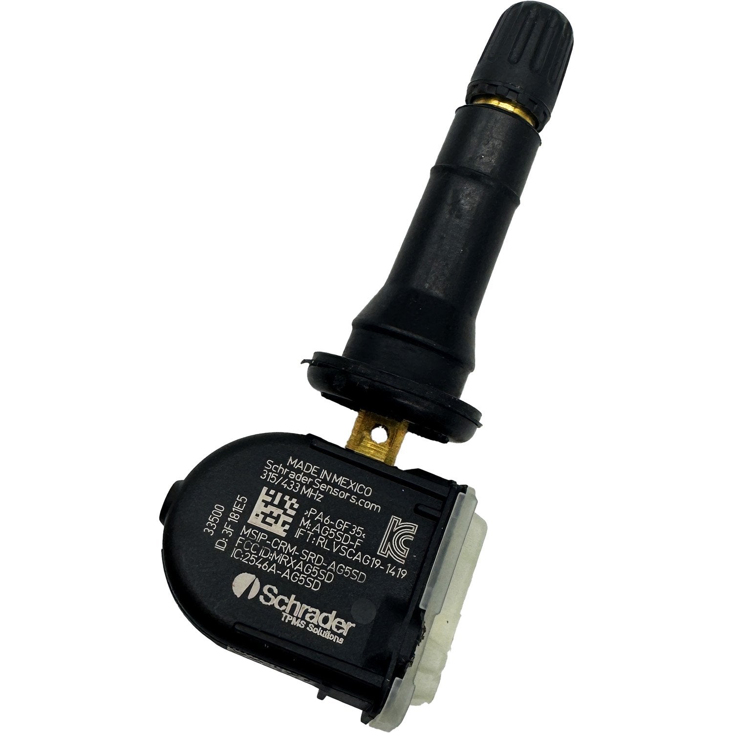 Schrader 33500 Dual Band EZ-Sensor TPMS Programmable Snap-In Sensor
