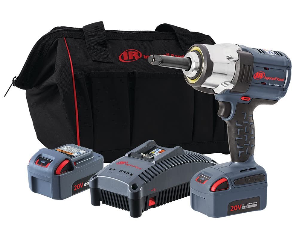 Ingersoll Rand W7252-K22 20V High-torque 1/2" Cordless Impact Wrench Kit