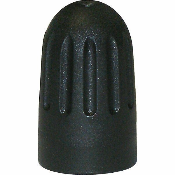 Schrader 20595 TPMS Black Plastic Valve Cap with O-Ring 100/BX