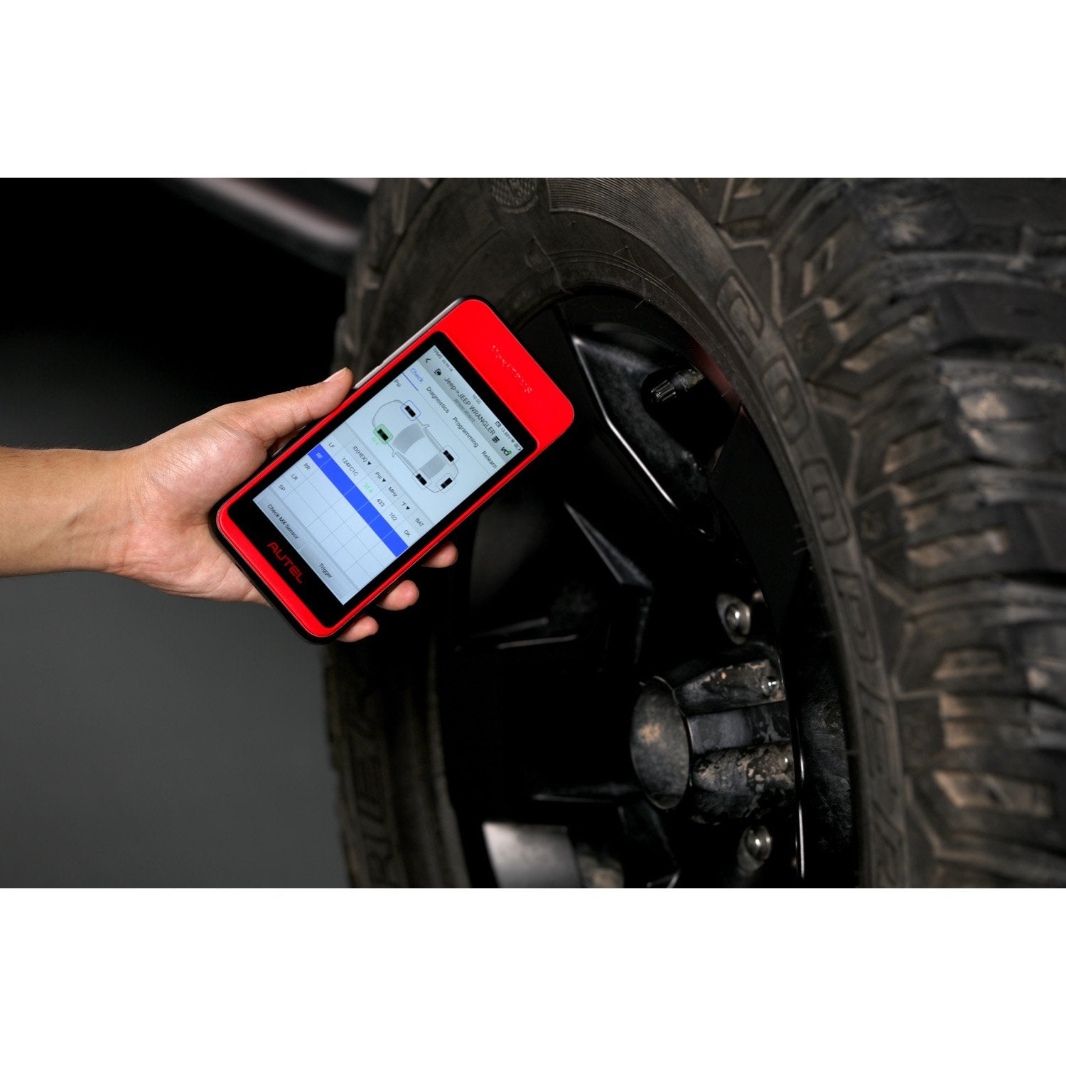 Autel ITS600 Maxi TPMS Diagnostic Tool and 8 MX1 Rubber Stem Sensors