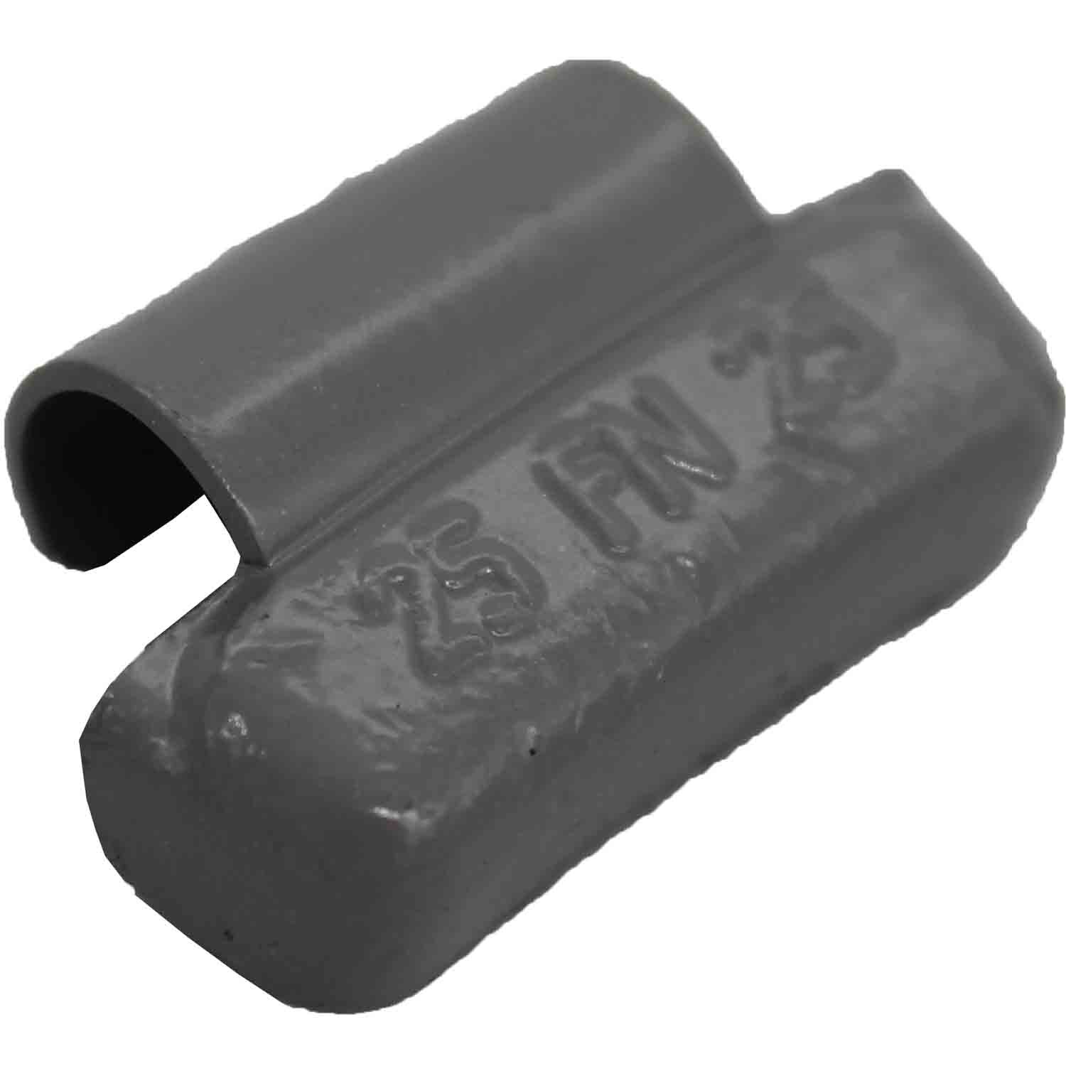 Ascot FN Style Coated Lead Clip-On Wheel Weight 25gm (.875oz) - Box of 25