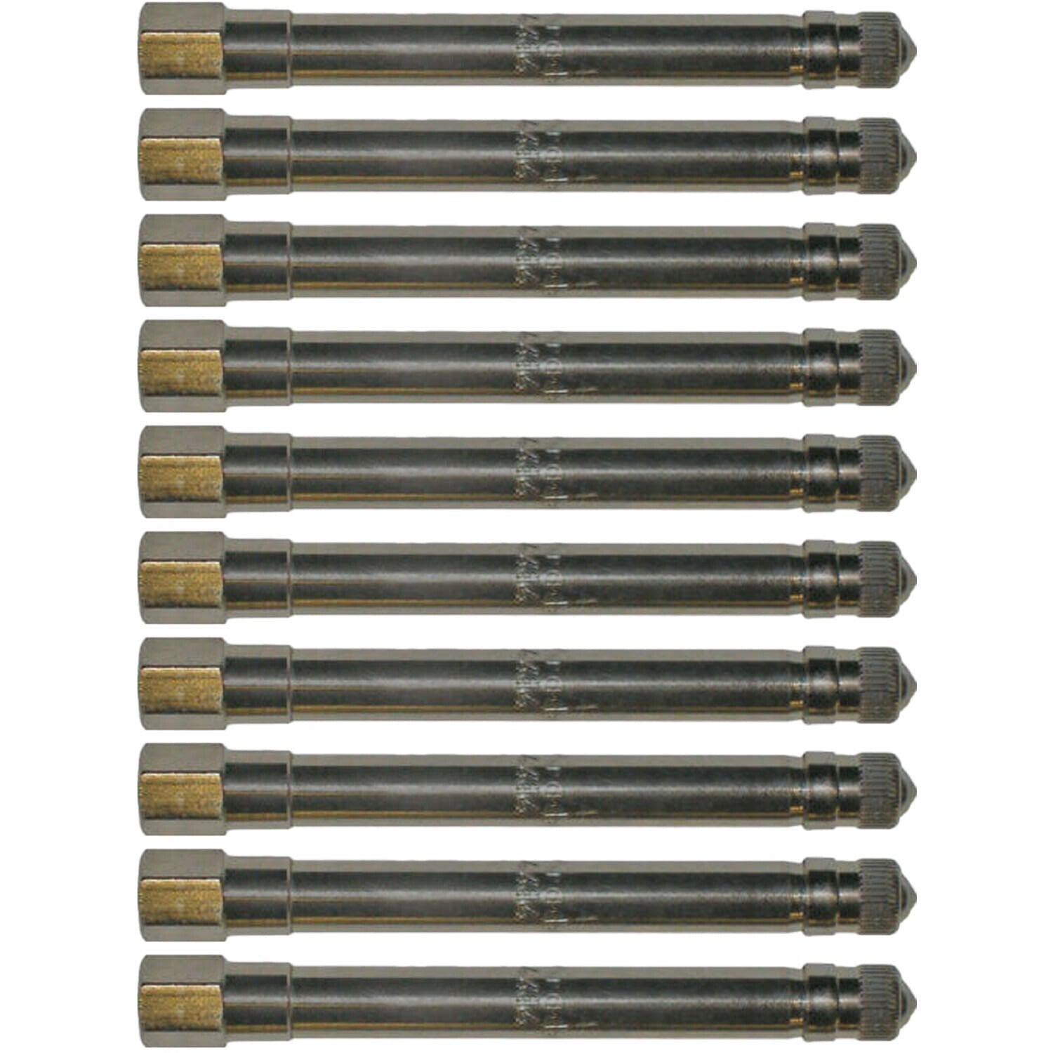 Schrader 4414 3-1/8" Metal Truck Valve Extension Pack of 10