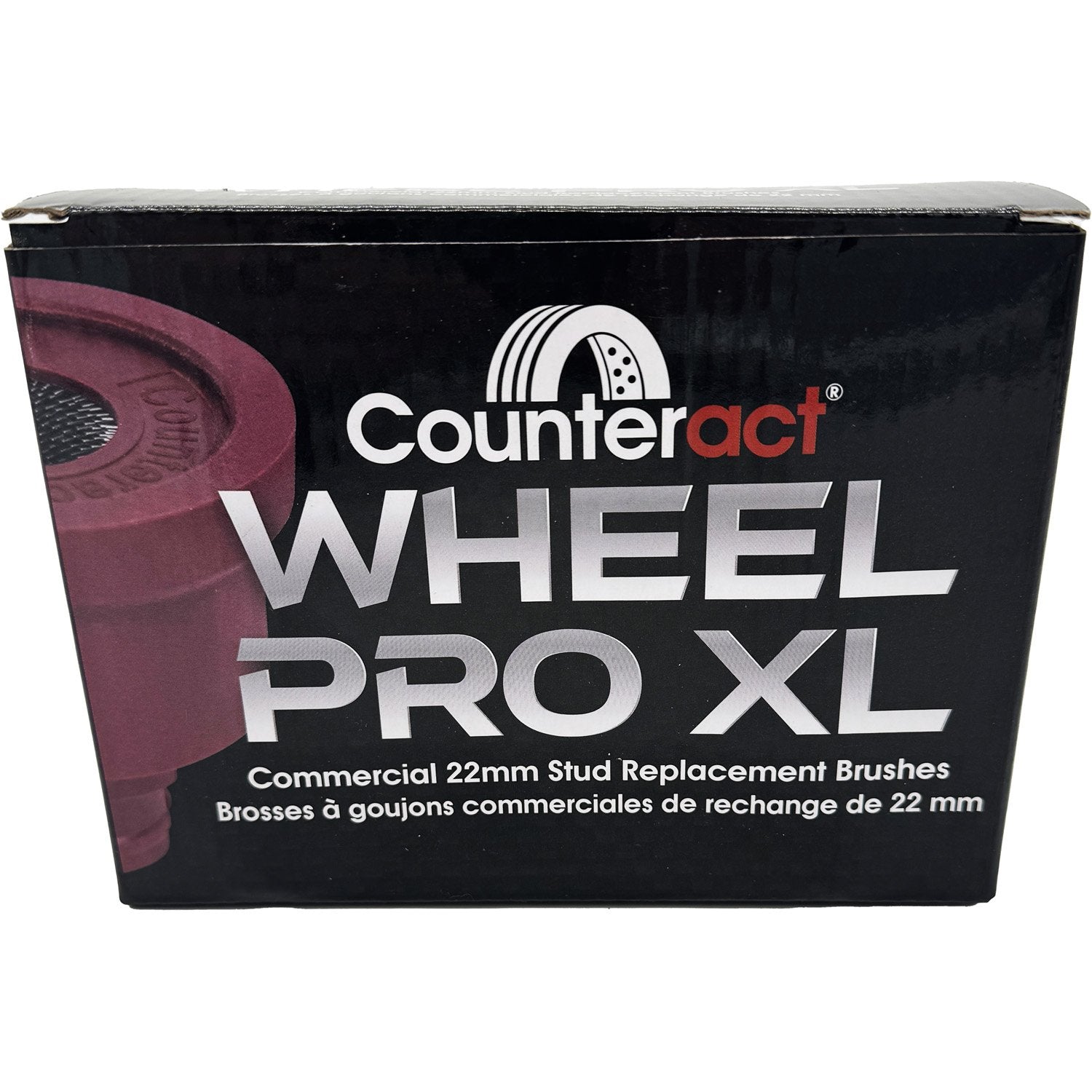 Counteract Wheel Pro XL 22mm Replacement Stud Brush Pack of 6