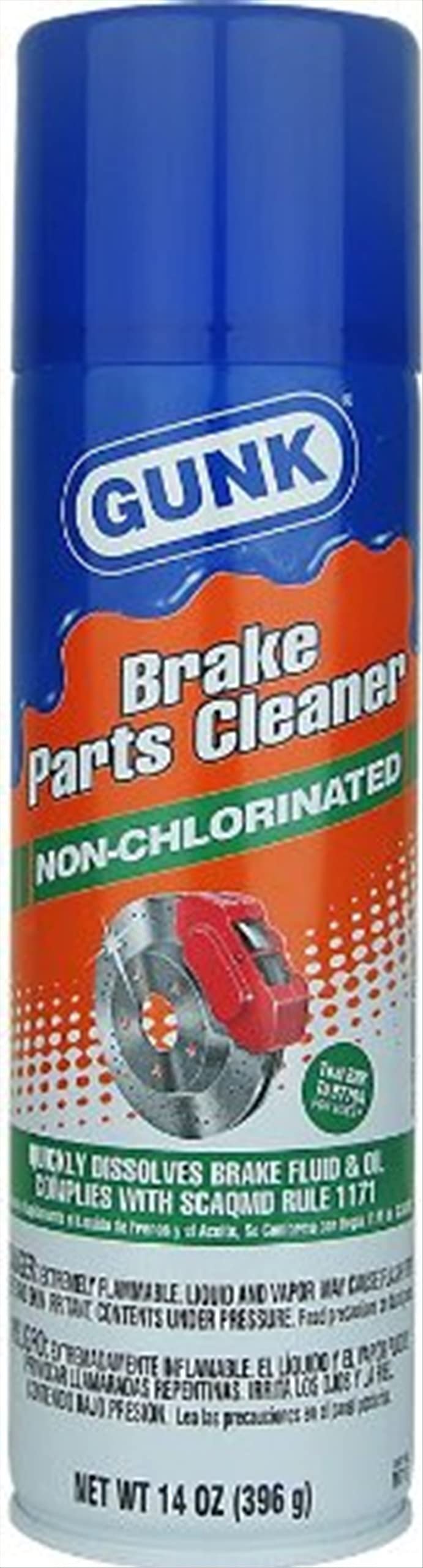 Gunk M710 Non-Chlorinated Low VOC Brake Parts Cleaner - 14oz