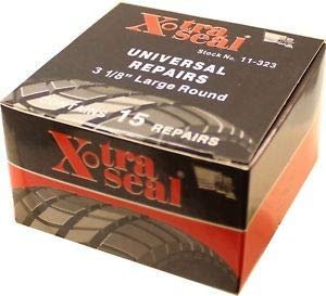 Xtra Seal 11-323 Large Round Style 3-1/4" Universal Tire Repair Patch Box of 15