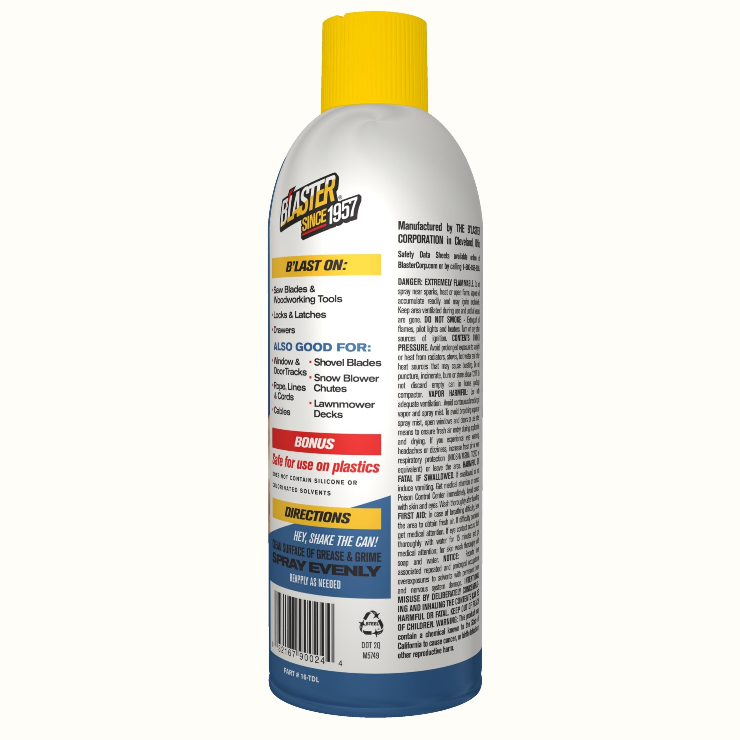 B'laster 16-TDL-12PK Advanced Dry Lube - 9.3oz Pack of 12