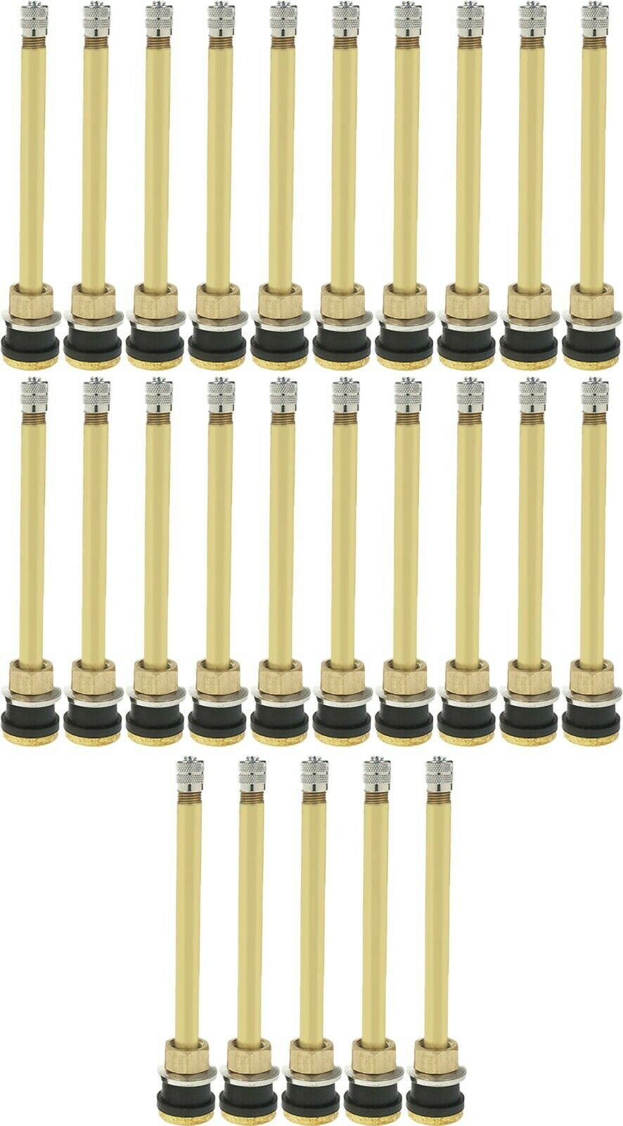 Dill TR574 5" Brass Clamp-in Tubeless Truck Valve Stem (.625) Pack of 25