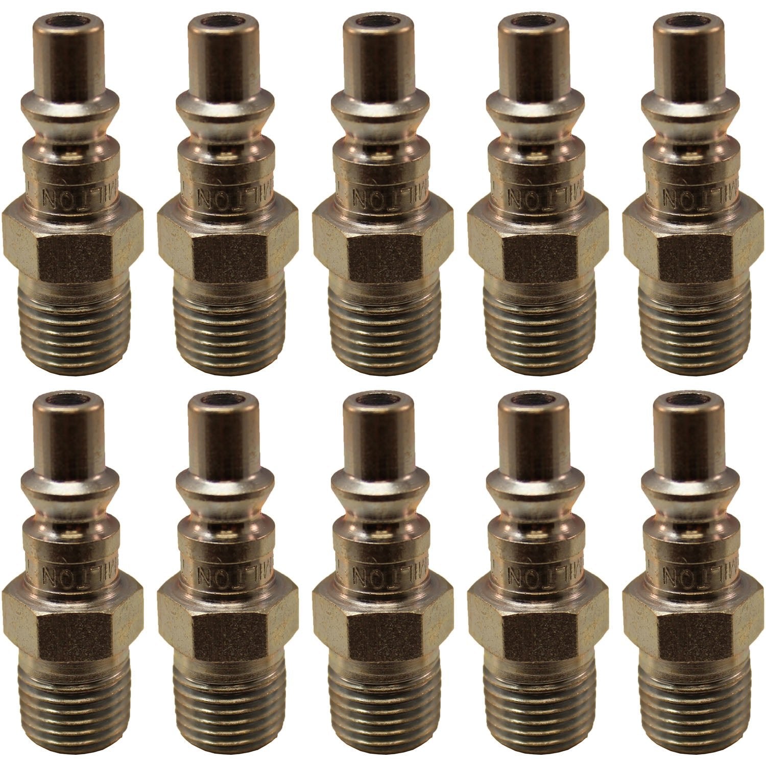 Milton 777 1/4" MNPT A-Style Plug Pack of 10