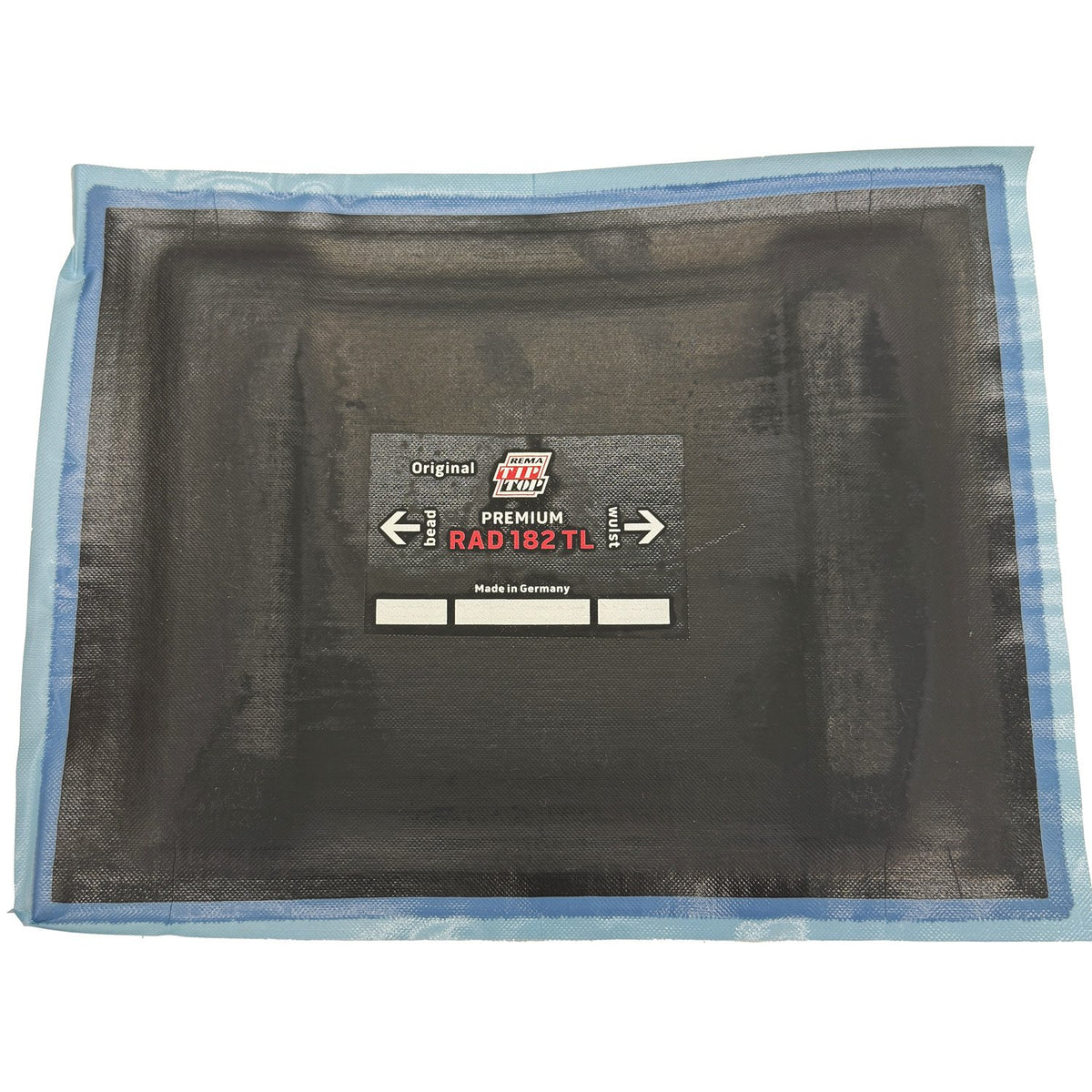 Parche de reparación radial REMA TIP TOP RAD-182 para neumáticos 25,4 cm x 19,05 cm 3 telas - Caja de 5