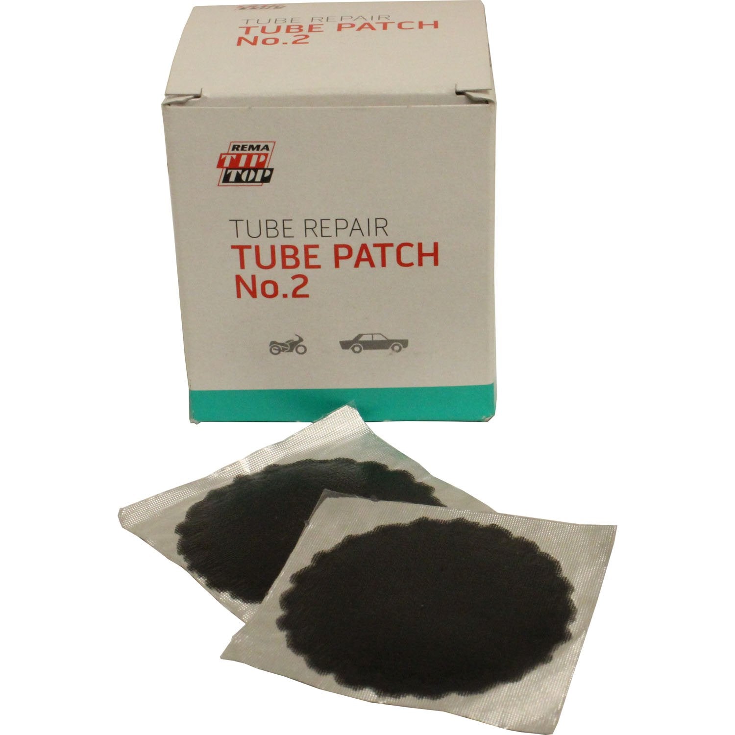 REMA TIP TOP B-2 1-3/4" Round Black Edge Tube Patch - Box of 30