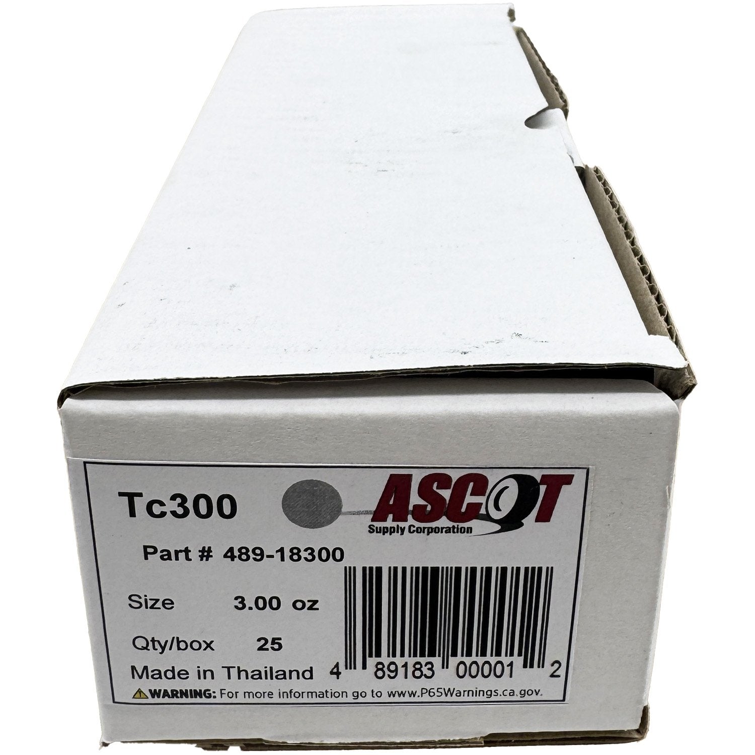 Ascot T Style Coated Lead Clip-On Wheel Weight 3.00oz - Box of 25