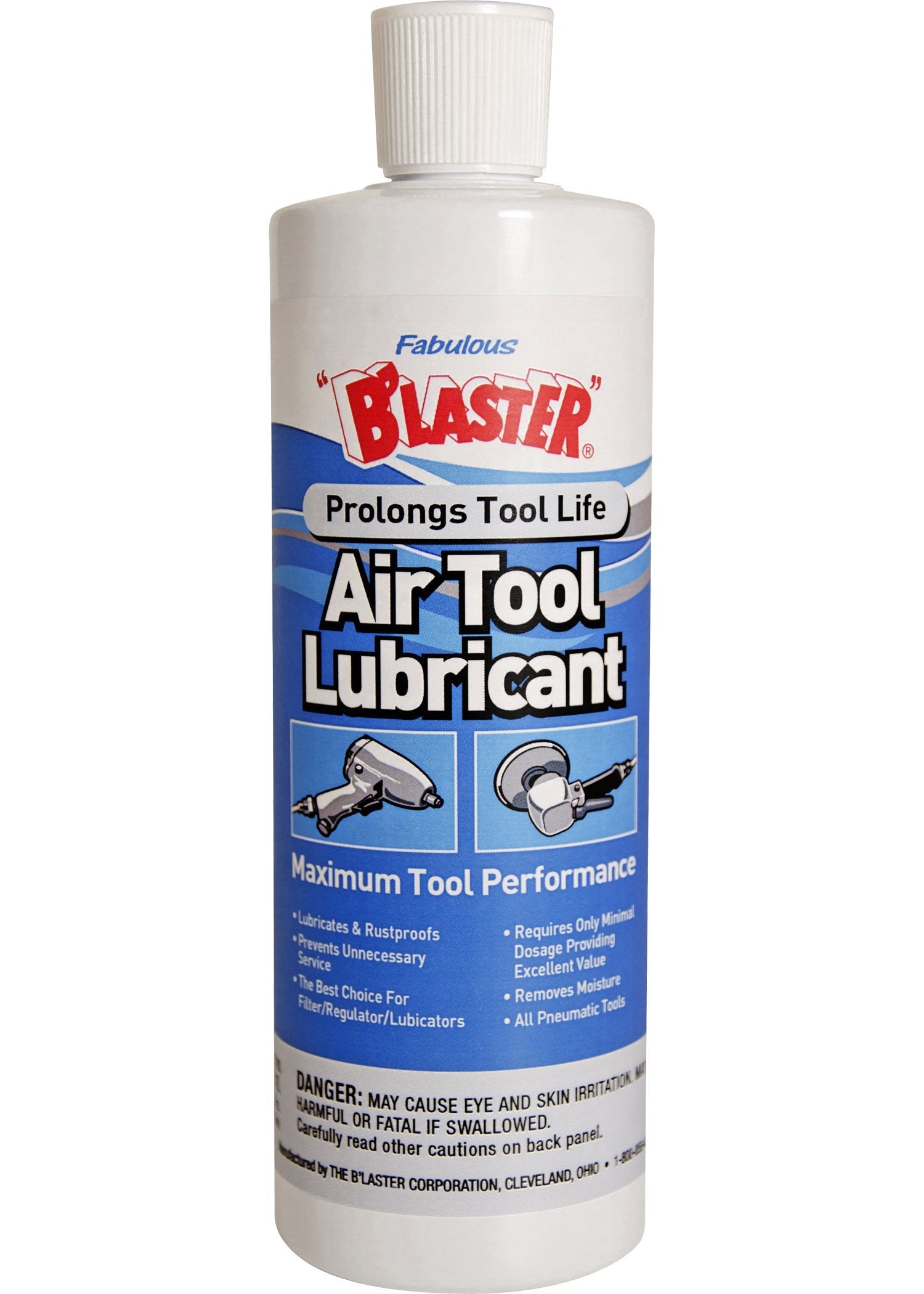 B'laster 16-ATL-12PK Professional Air Tool Lubricant - 16oz Pack of 12