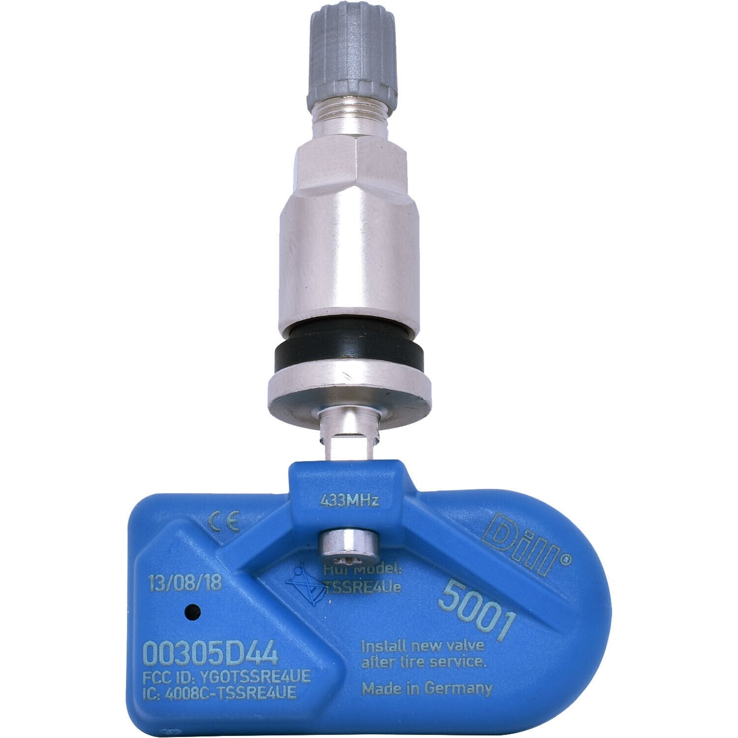 Dill 5001 433MHz TPMS Sensor with Clamp In Valve Stem