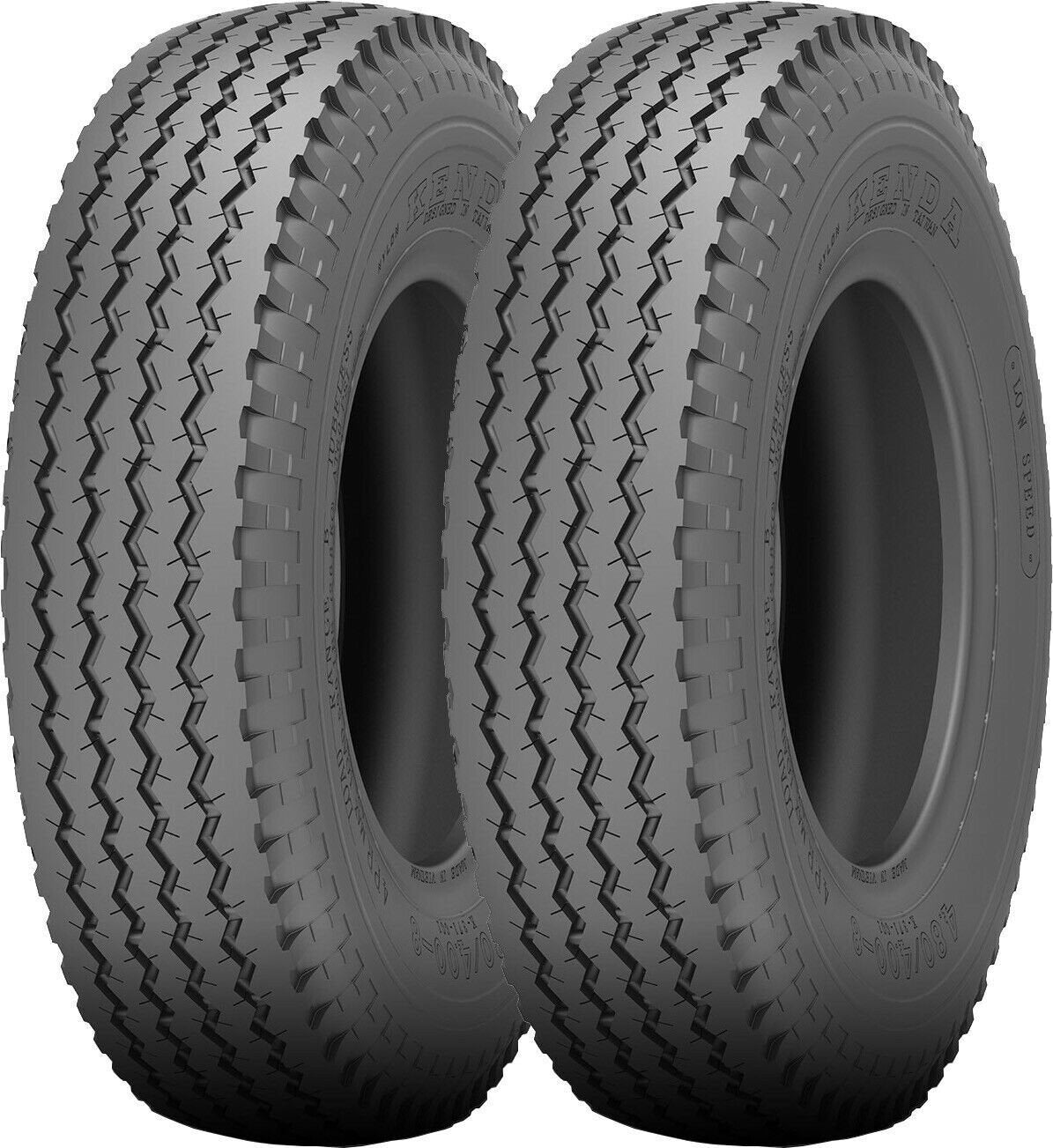 Kenda Loadstar K371 Bias Trailer Tire LRC 6Ply 4.80/4.00-8 Pack of 2