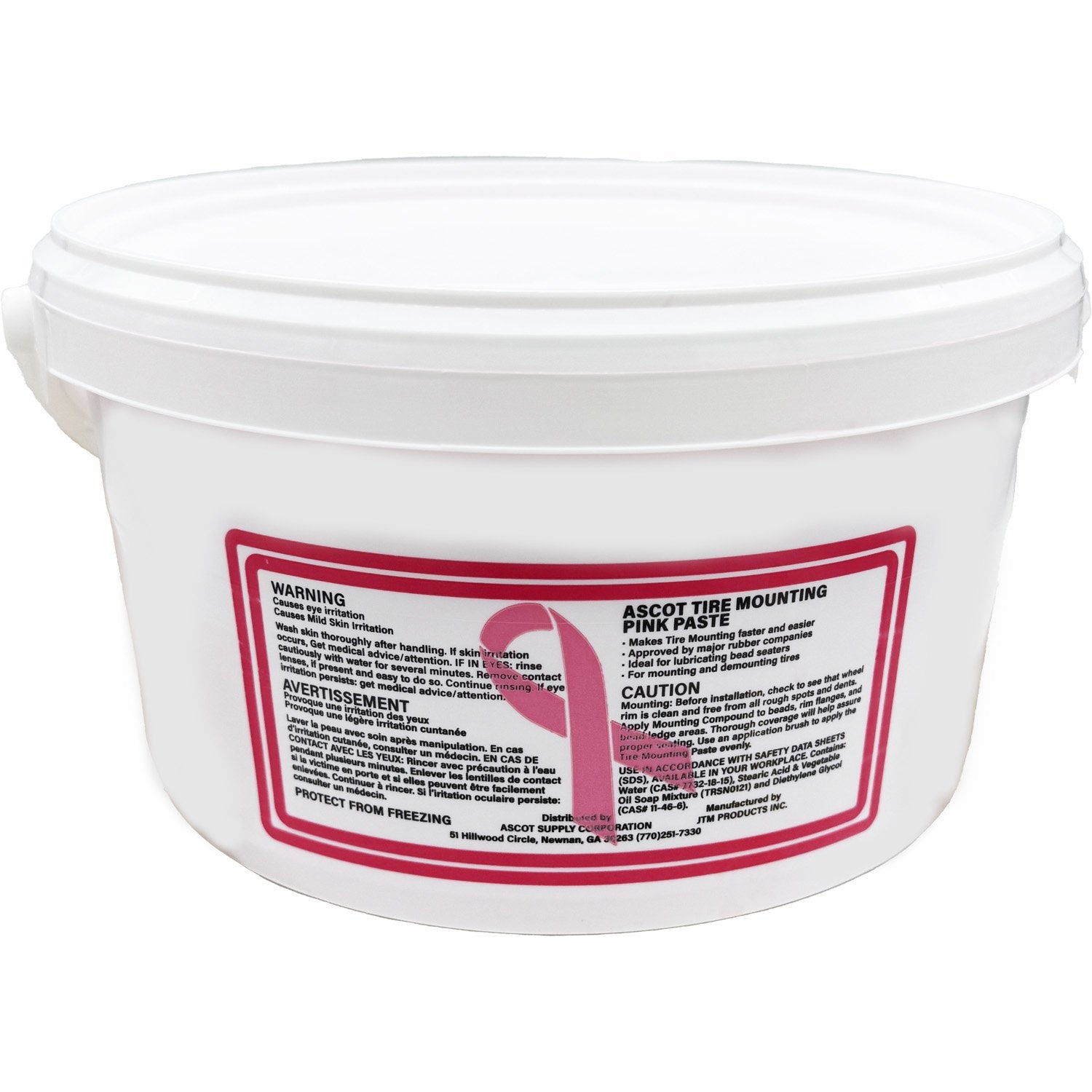 Ascot Tire Mounting Paste Pink Low Profile 8lb