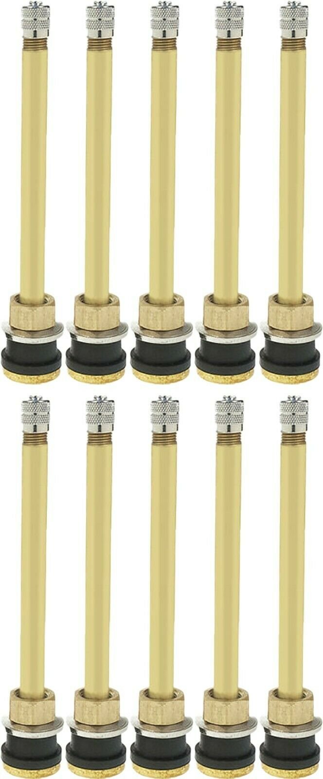 Dill TR574 5" Brass Clamp-in Tubeless Truck Valve Stem (.625) Pack of 10