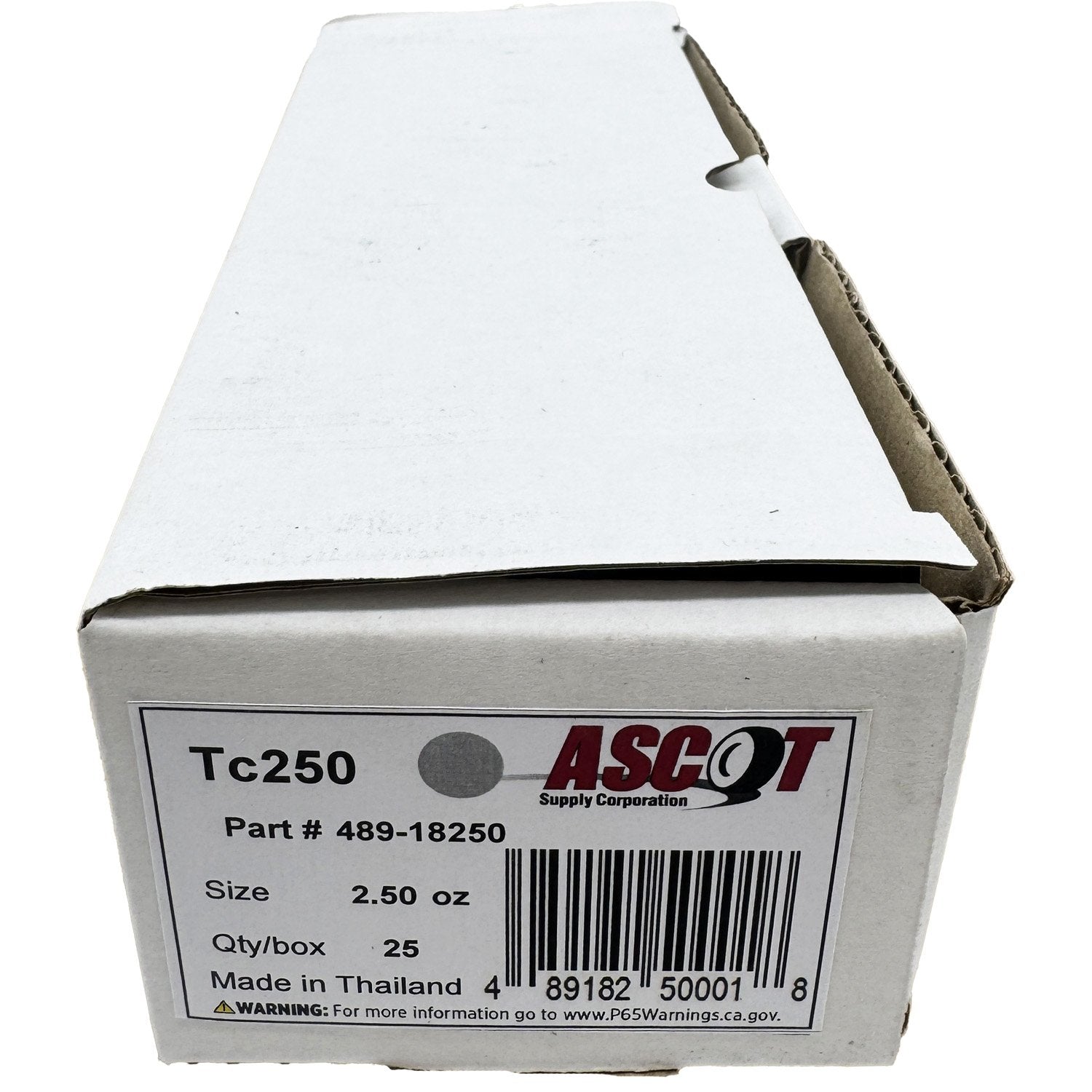 Ascot T Style Coated Lead Clip-On Wheel Weight 2.50oz - Box of 25