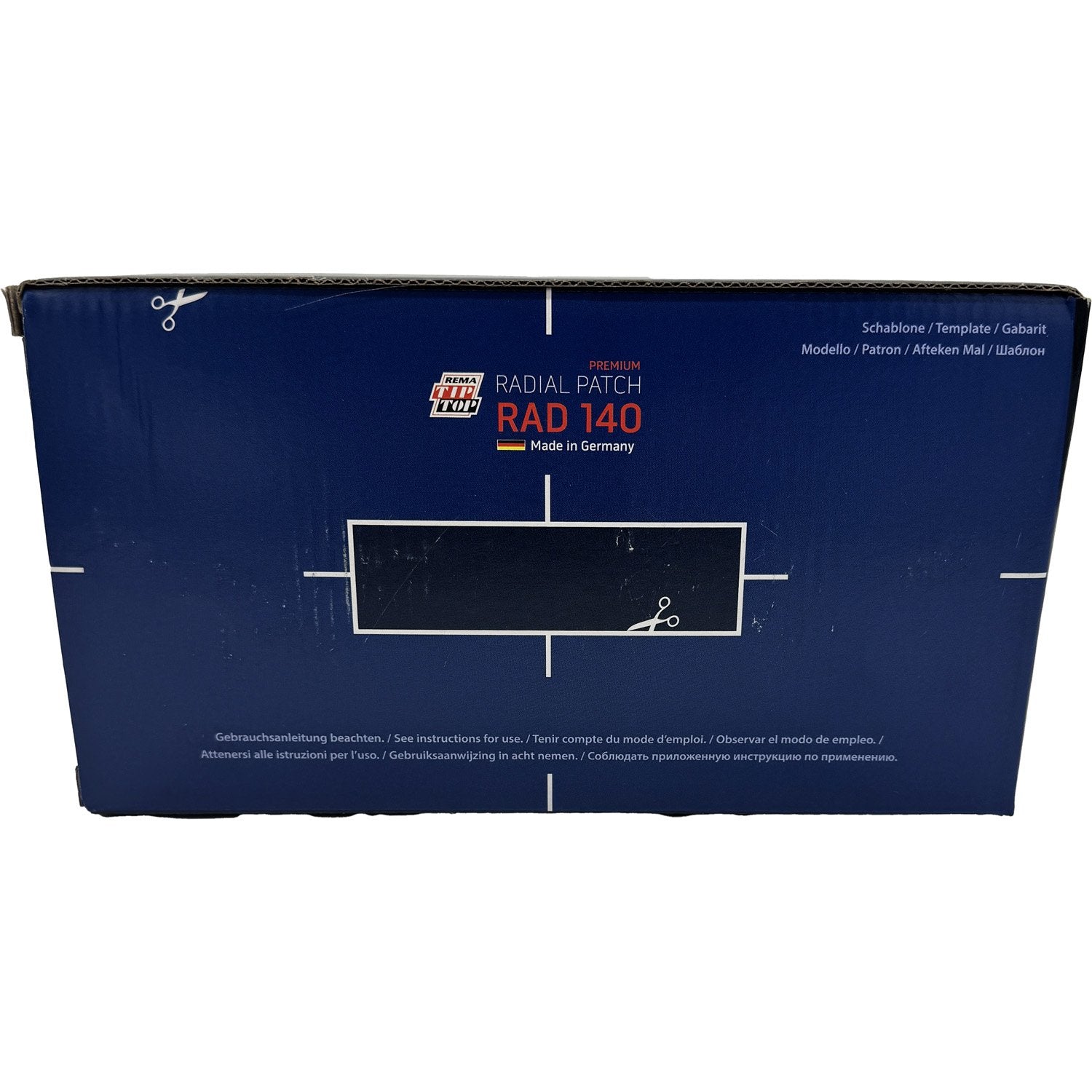 REMA TIP TOP RAD-140 Radial Tire Repair Patch 7-7/8" x 3-15/16" 3ply - Box of 10