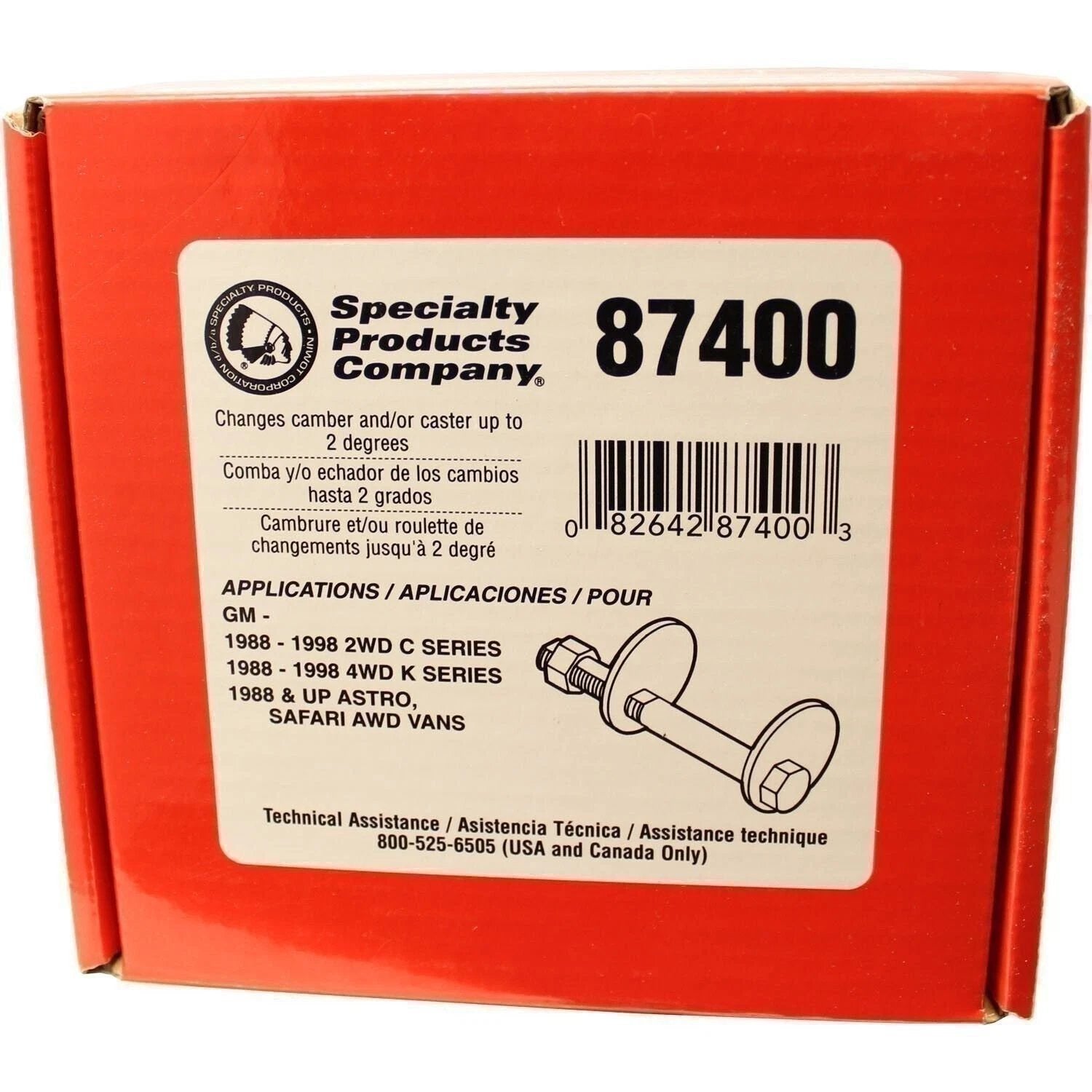 Alignment Caster / Camber Kit for GM - Specialty Products 87400