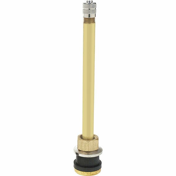 Dill TR573 4-3/8" Brass Clamp-in Tubeless Truck Valve Stem (.625) Pack of 4