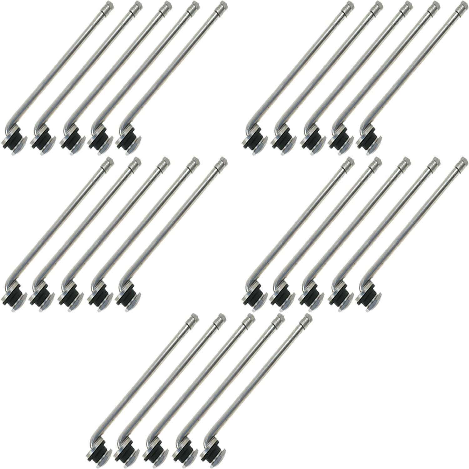 TR510 5-1/2" 90° Valve Stem for Drop-Center Aluminum Disc Wheel with .625 Valve Hole Pack of 25