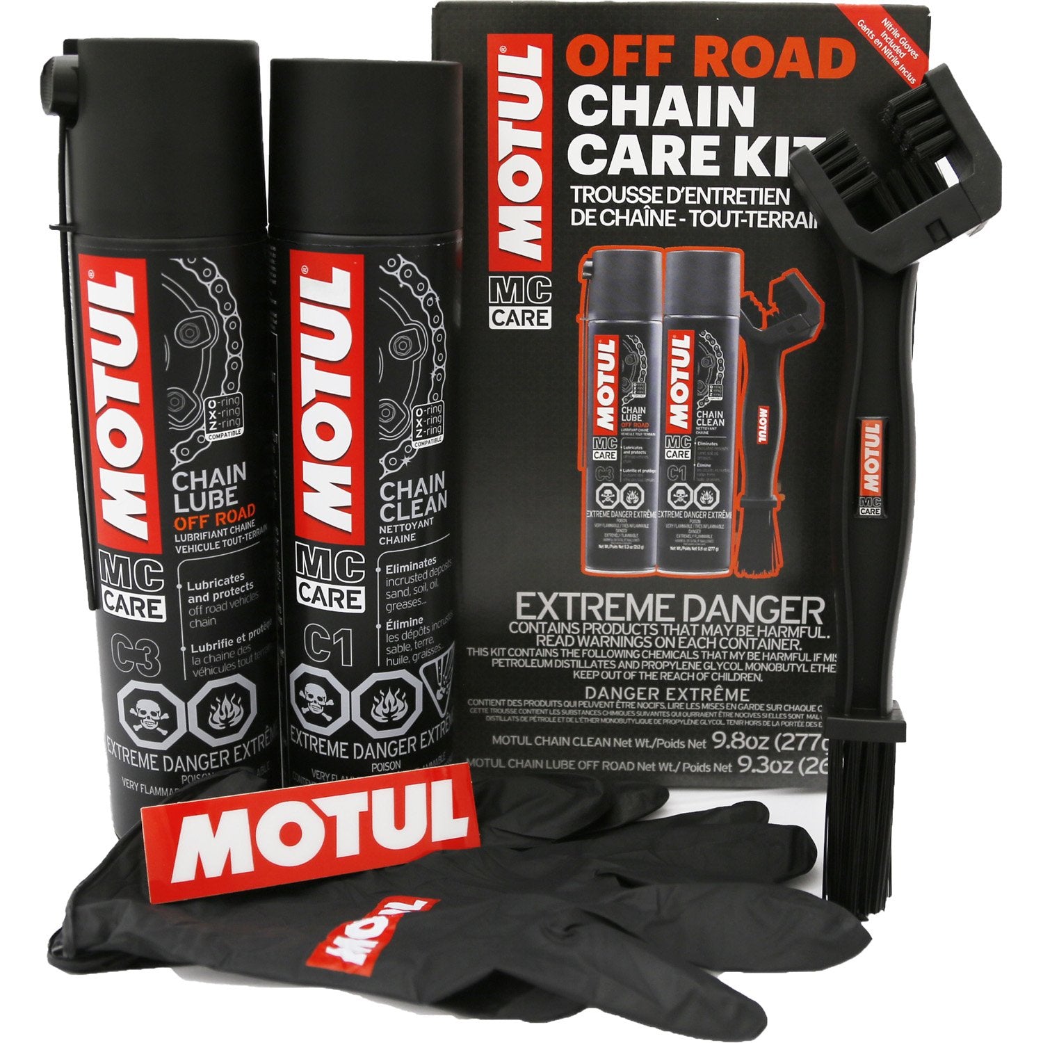 Motul MC Care Off Road Chain Care Kit