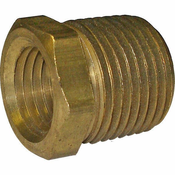 Coilhose Pneumatics B20604 3/8" Mpt x 1/4" Fpt Brass Bushing Reducer