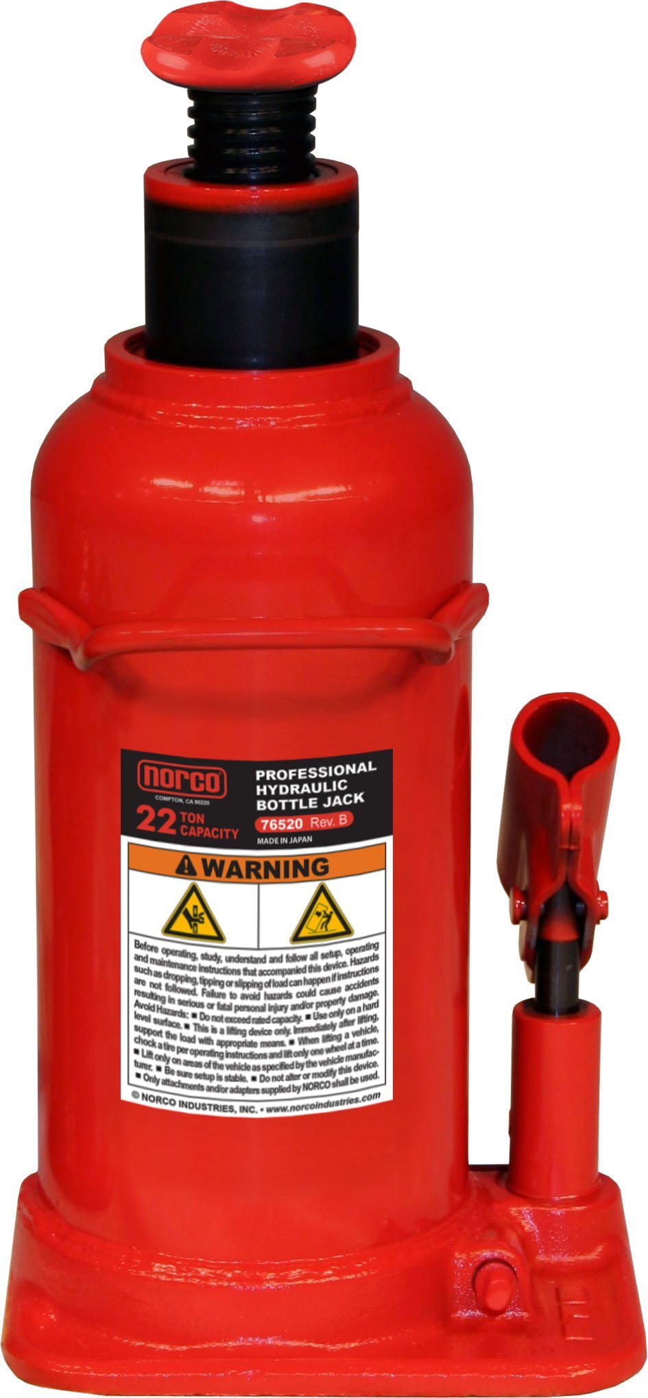 Norco 76520B Heavy Duty 22 Ton Standard Bottle Jack
