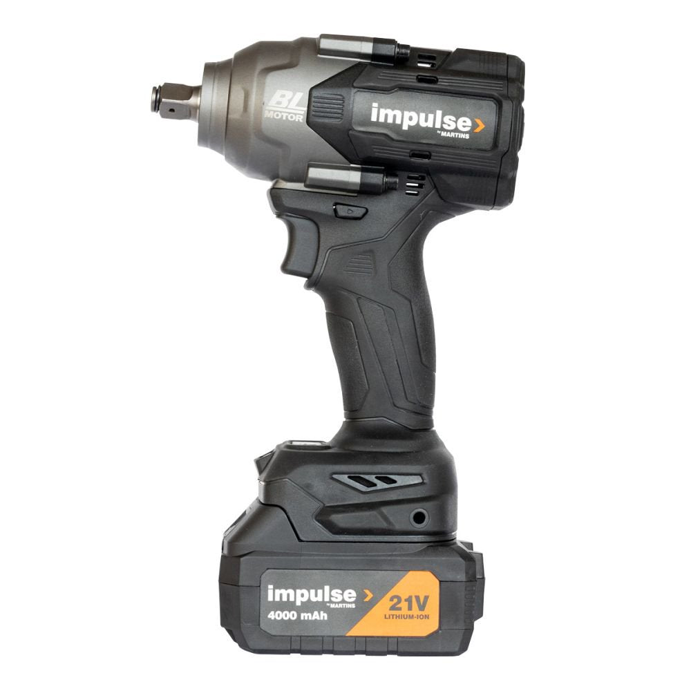 Martins Industries MX-P1 1/2" Cordless Impact Wrench - Short Anvil - 797 Ft/Lbs