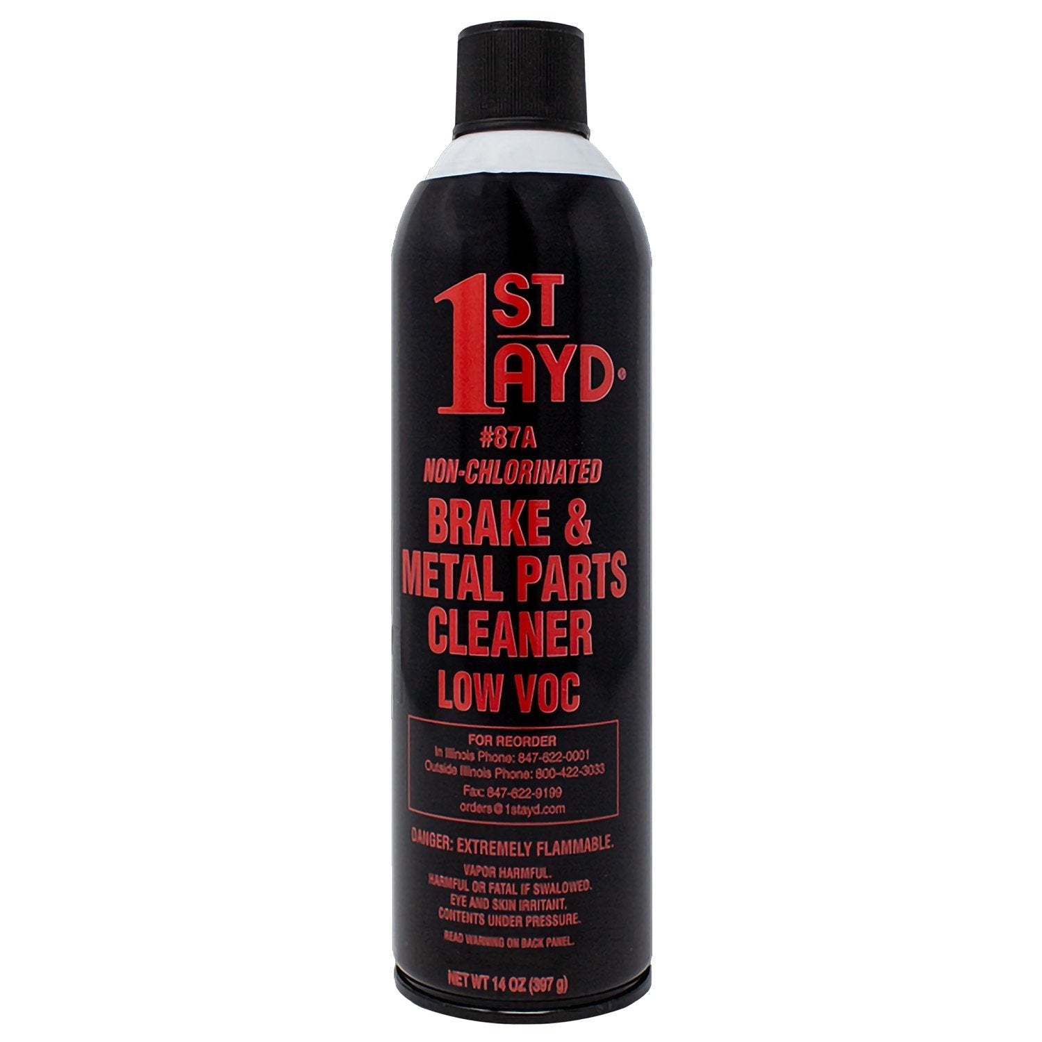 1ST AYD #87A Non-Chlorinated Brake and Metal Parts Cleaner Low VOC - 14oz
