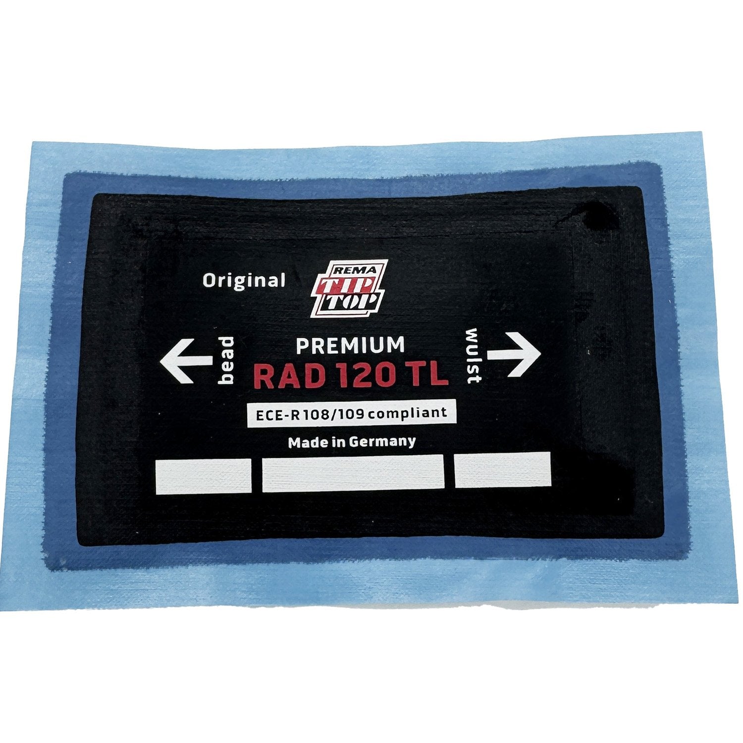 REMA TIP TOP RAD-120 Radial Tire Repair Patch 4-7/8" x 3" 2ply - Box of 10