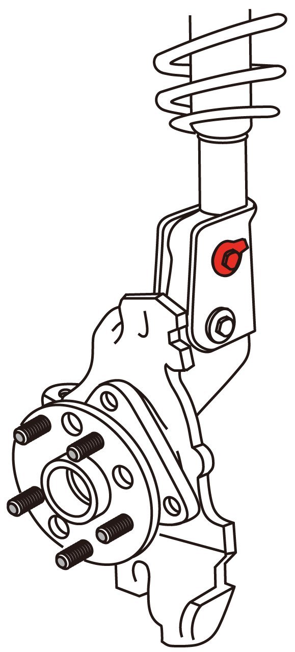 Specialty SPC Peformance 81260 EZ Cam 14mm Adjustable Camber Bolts +/-1.75 deg.