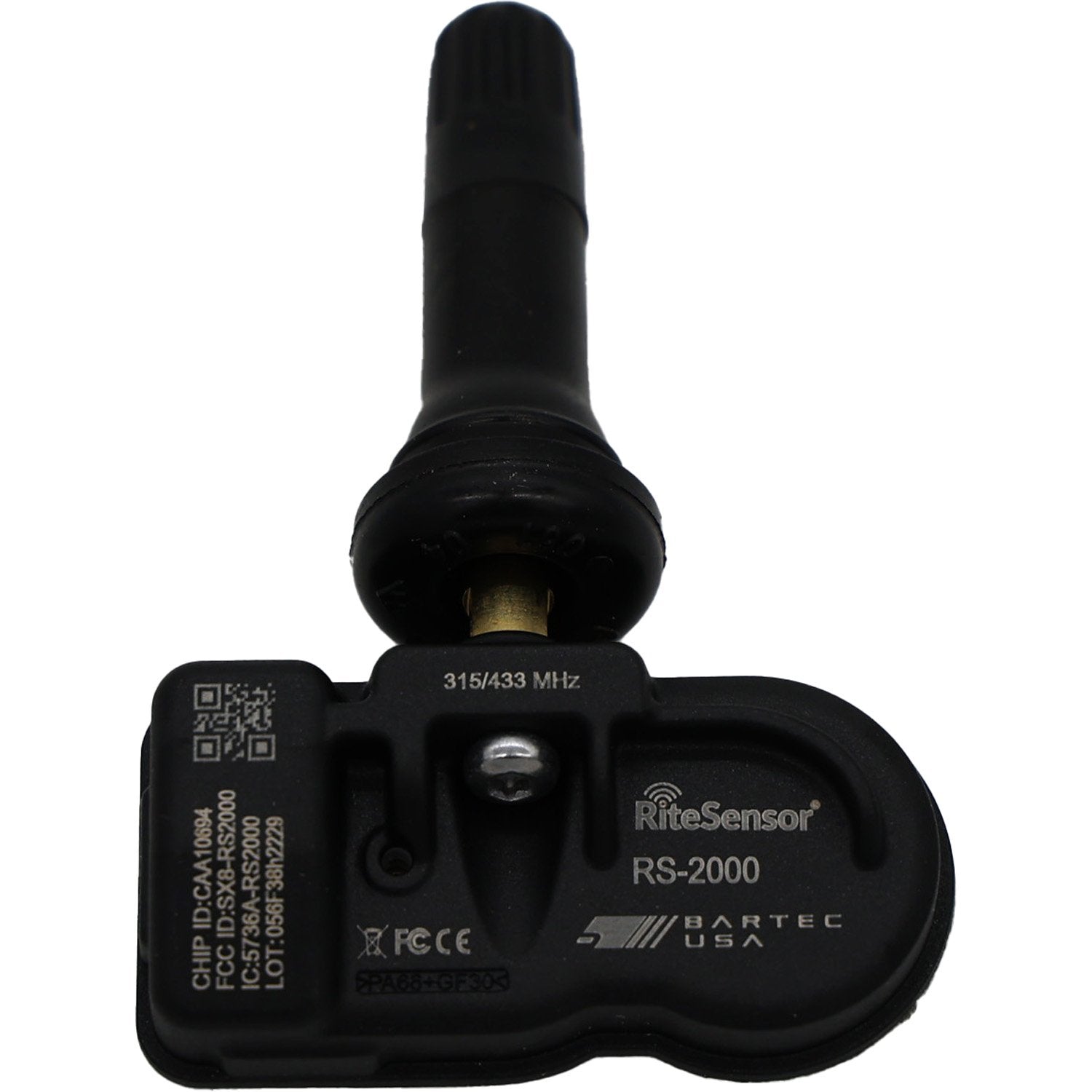 Rite-Sensor Dual Frequency Programmable TPMS Sensor with Snap in Valve Stem