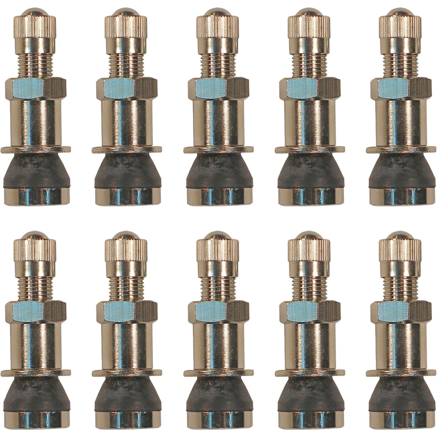 TR416CS 1-1/4" Clamp In Tapered Grommet Valve Stem for .453 .625 Hole Pack of 10