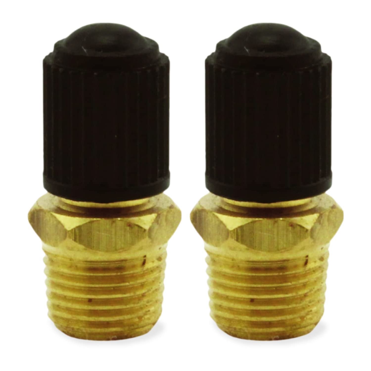 Milton S-684 1/8" MNPT Male Tank Valve Pack of 2
