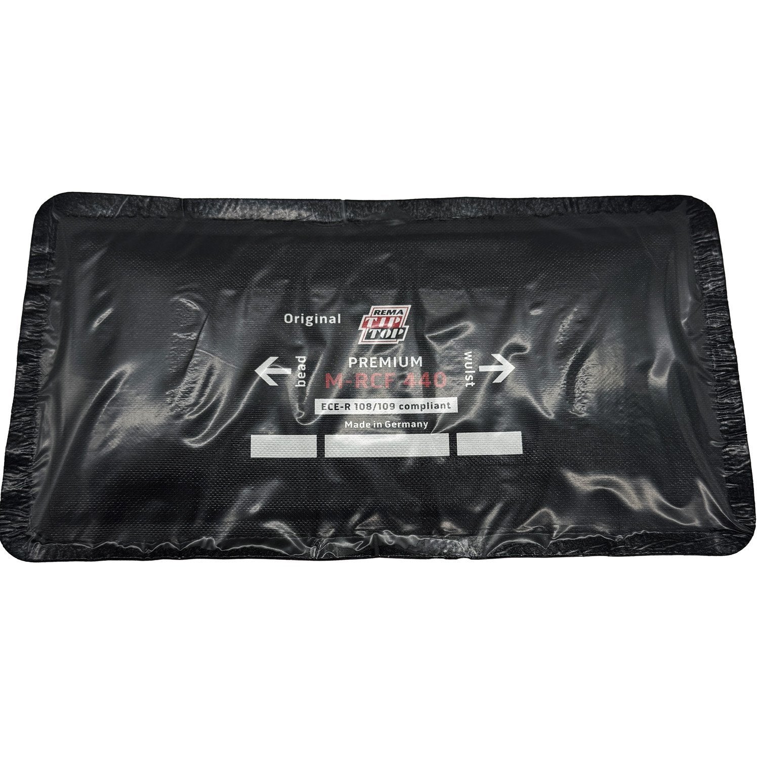 REMA TIP TOP M-RCF 440 Radial Tire Repair Patch 200mm x 110mm 2ply - Box of 10