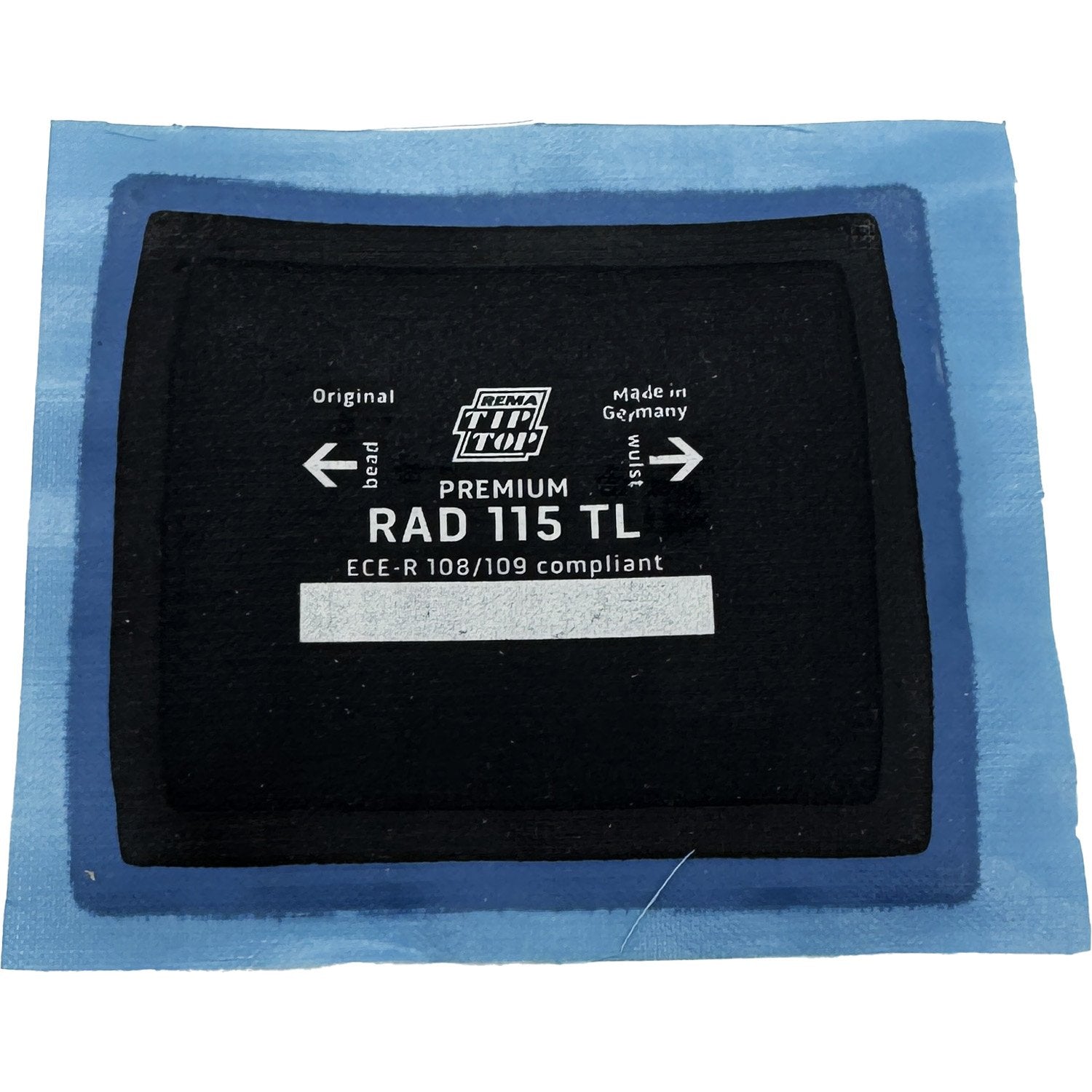 Rema Tip Top RAD-115 Radial Tire Repair Patch 3-1/2" x 2-3/4" 1ply - Box of 20