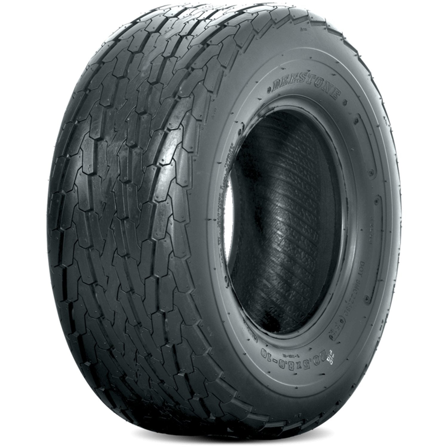 Deestone D268 Trailer Tire LRF 12ply 20.5x8.0-10