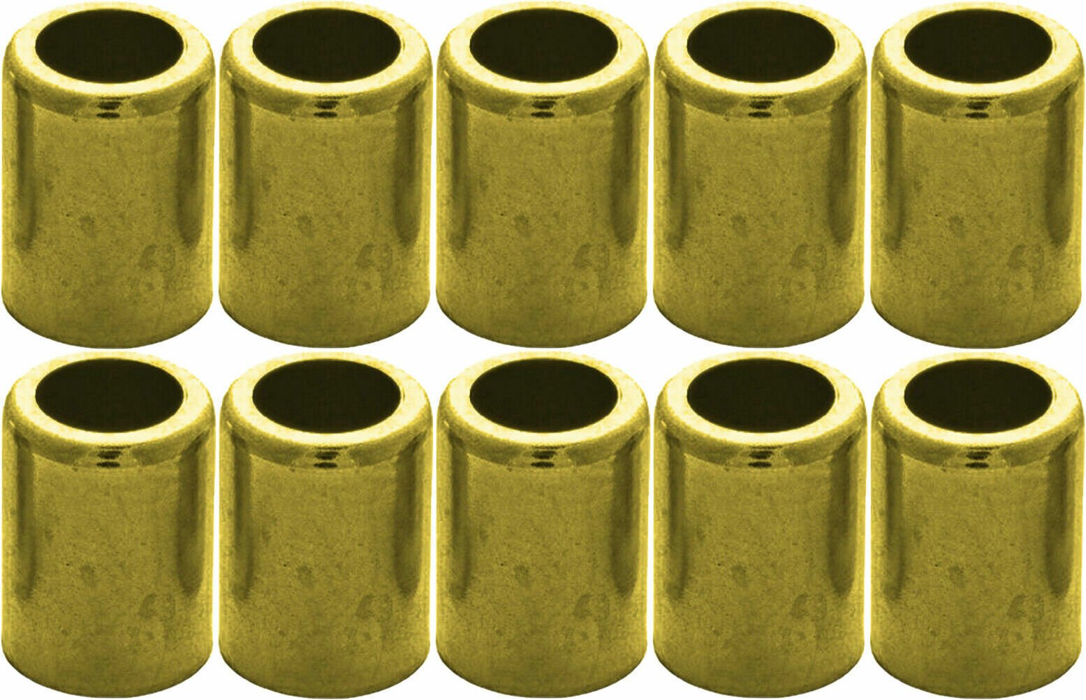 Brass Ferrule for Air and Water Hose 7330 3/8" ID/.718 ID/1.000 L/.500 P 10-Pack