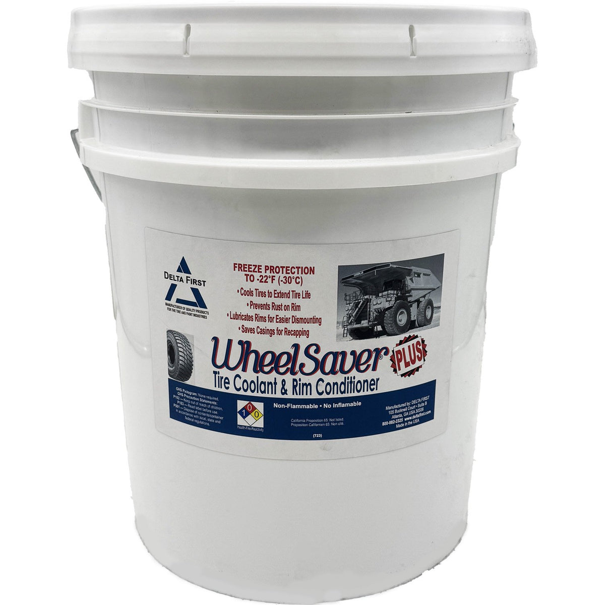 Delta First 723 Wheel Saver Plus Tire Coolant and Rim Conditioner (5 Gallon)