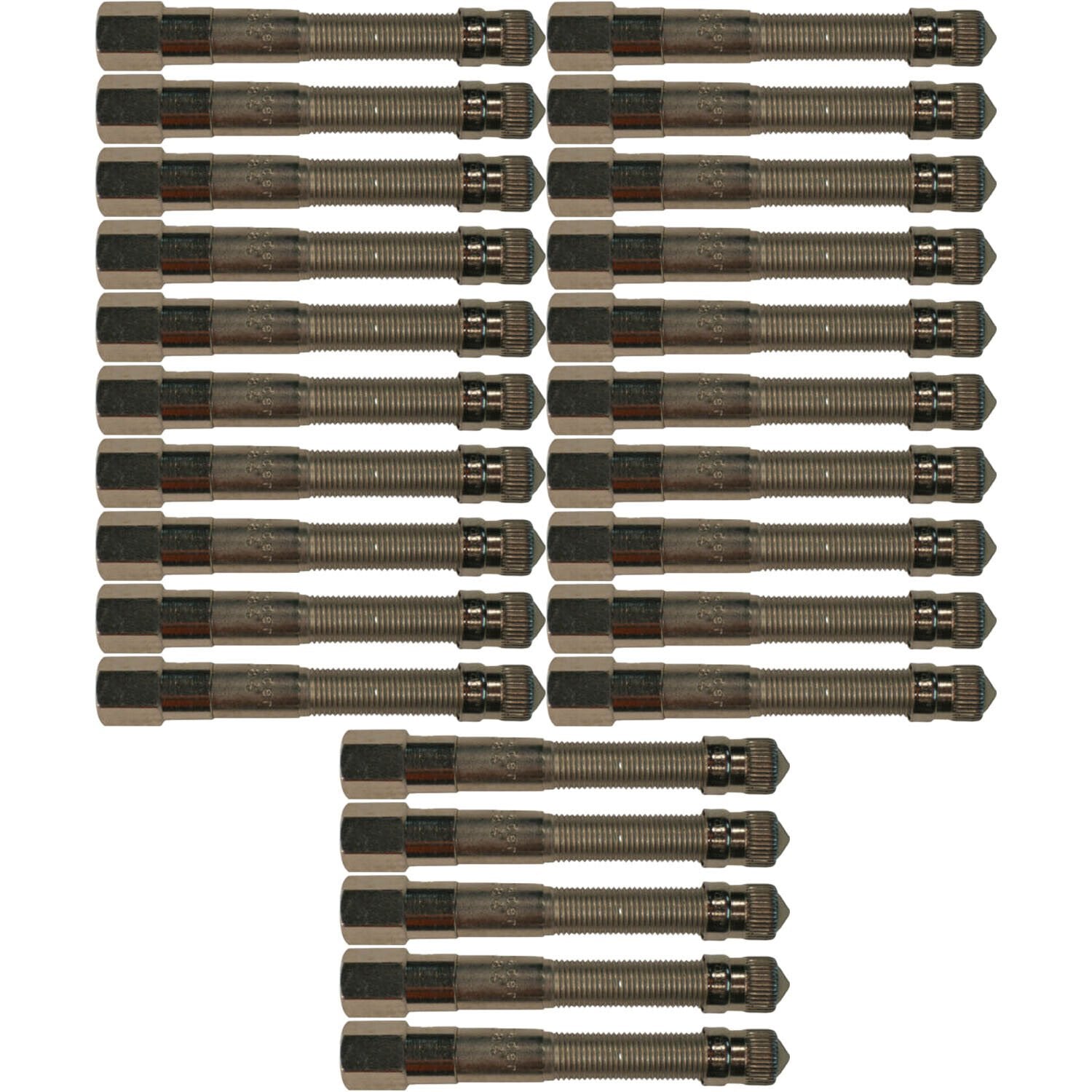 Schrader 2-7/32" Metal Truck Valve Extension Pack of 25