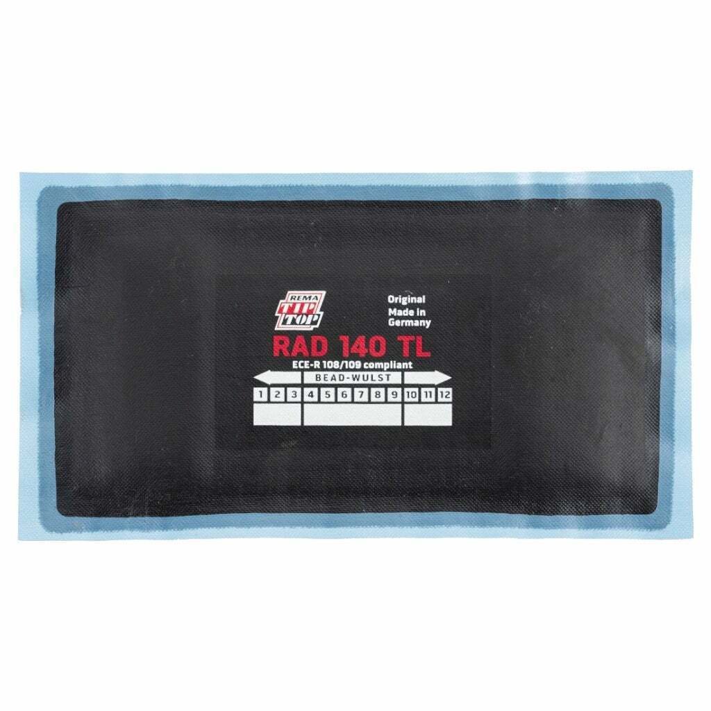 REMA TIP TOP RAD-140 Radial Tire Repair Patch 7-7/8" x 3-15/16" 3ply - Box of 10