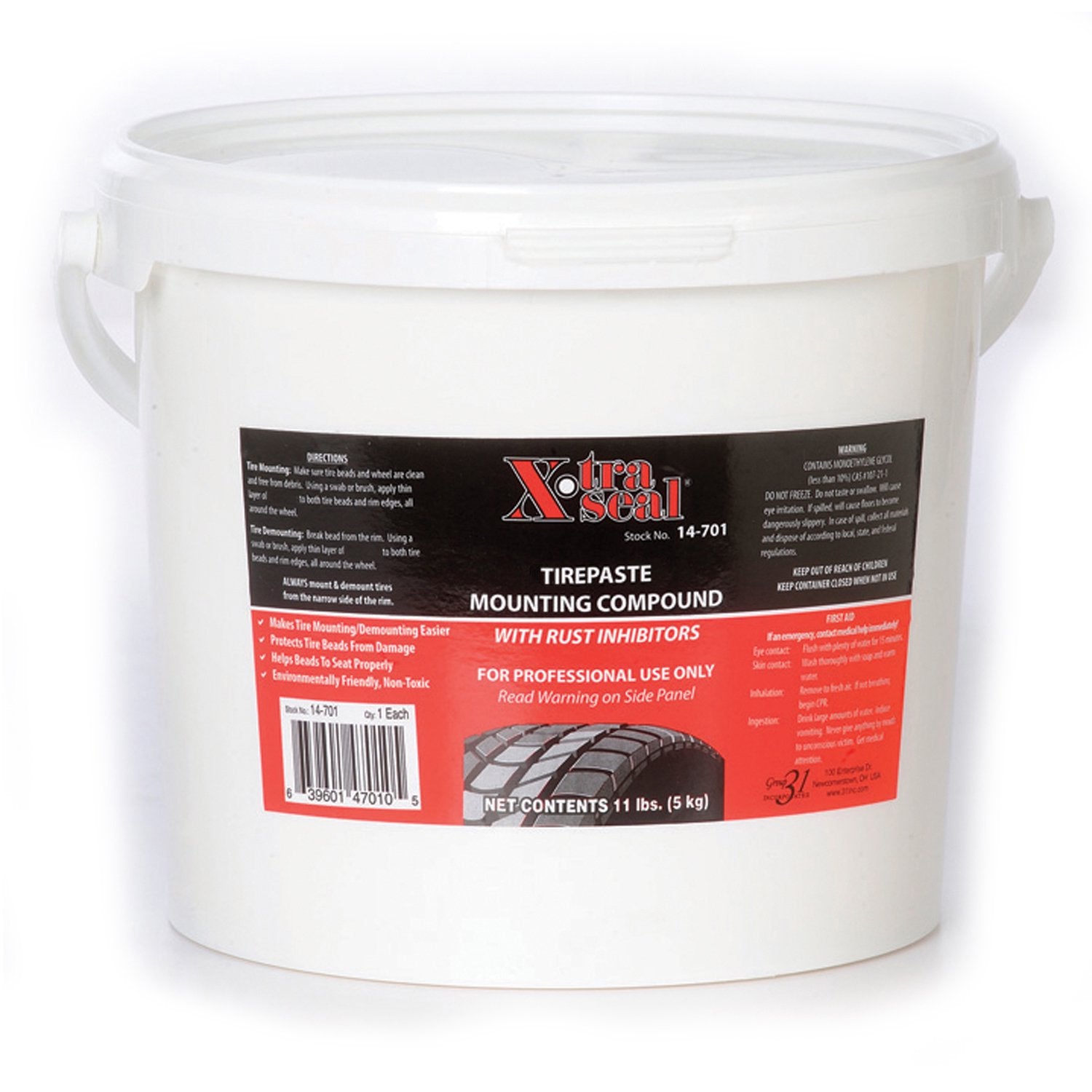 X-tra Seal 14-701 Euro-Paste Tire Mounting Compound - 11lb Bucket