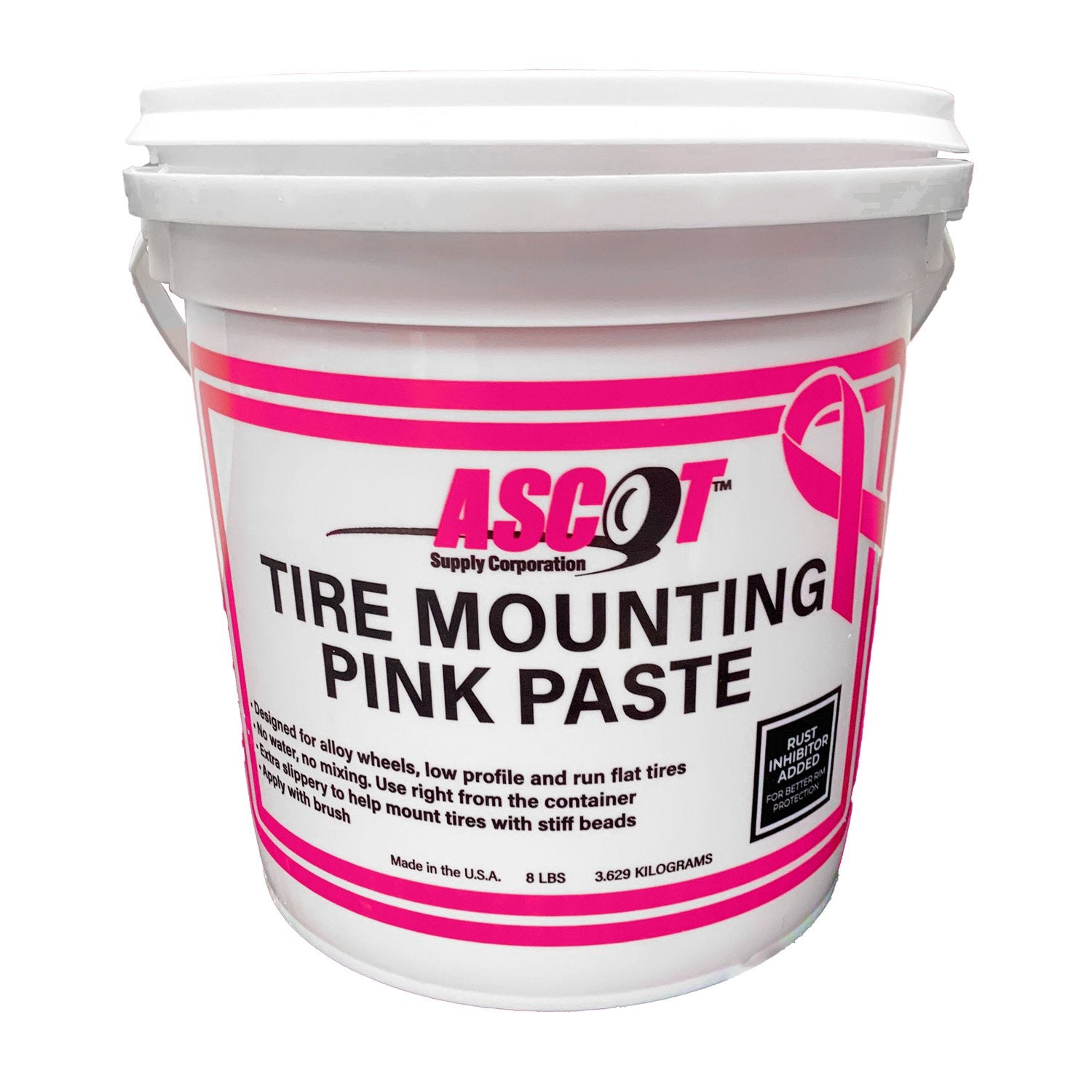 Ascot Tire Euro Mounting Paste Pink 8lb