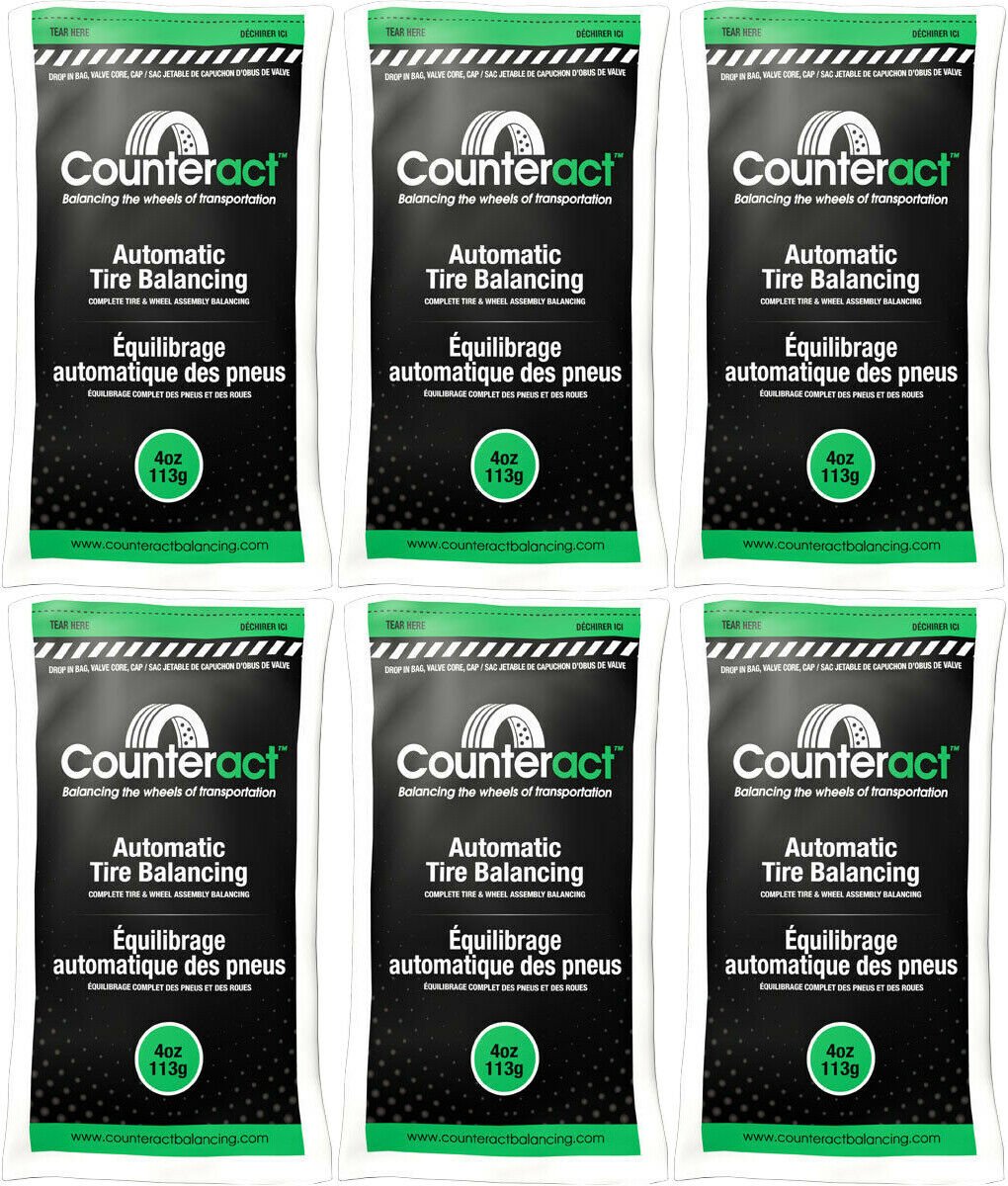 Counteract 040BNB Tire Balancing Beads 4 oz (6 Bags)